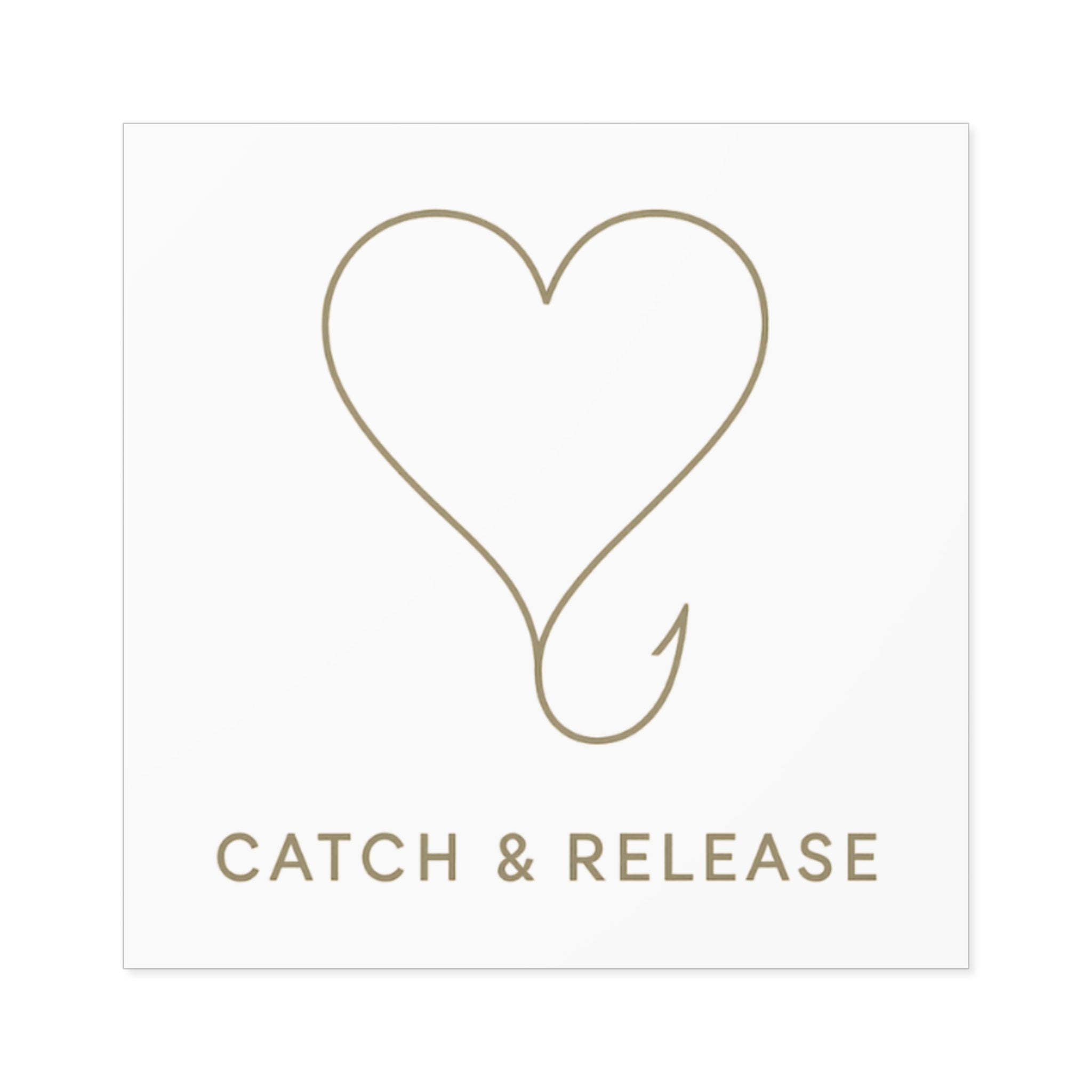 Catch & Release Heart Stickers