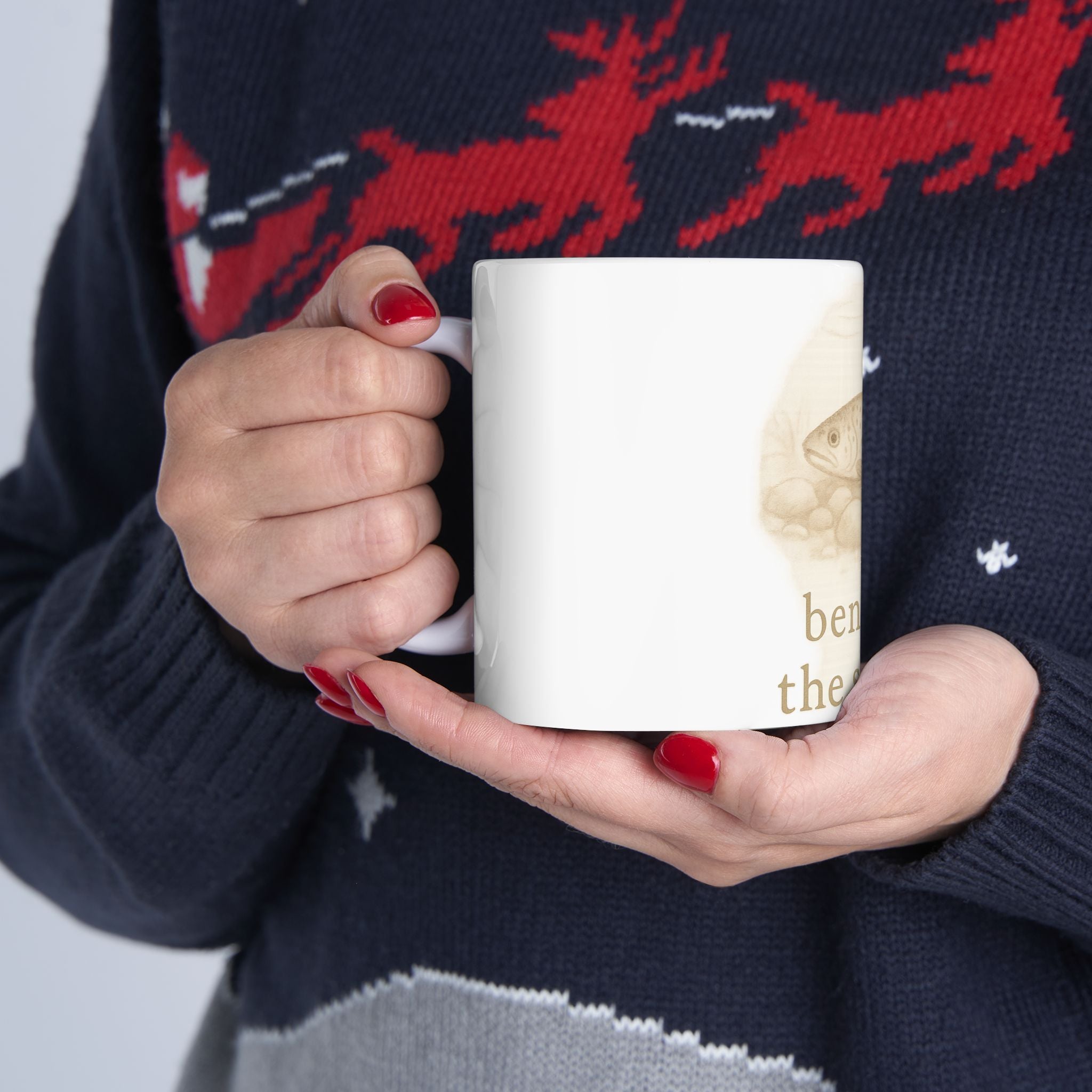 Nature-Inspired Ceramic Mug