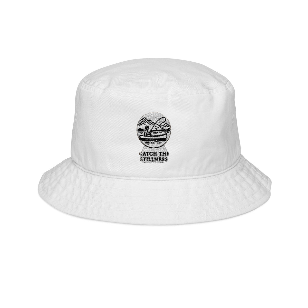Catch the Stillness Embroidered Bucket Hat