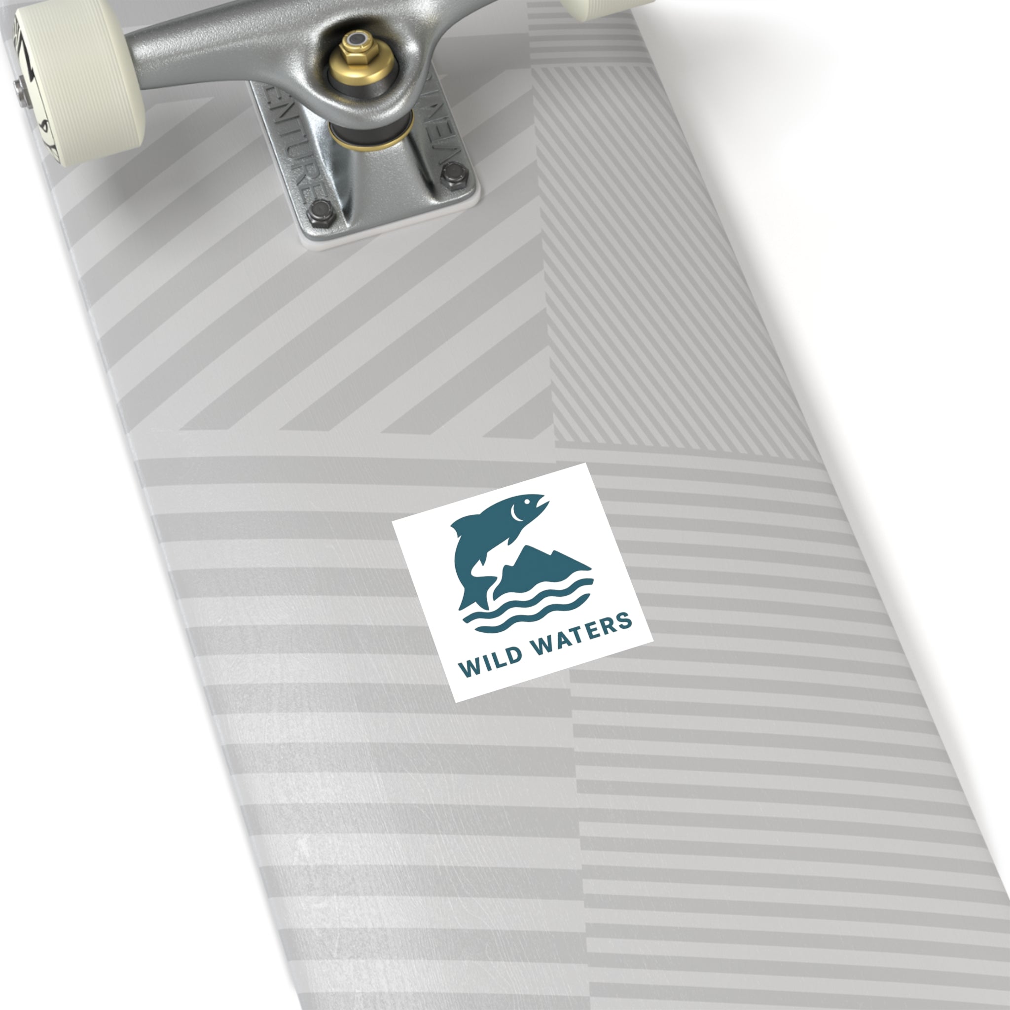 Wild Waters Outdoor Square Stickers