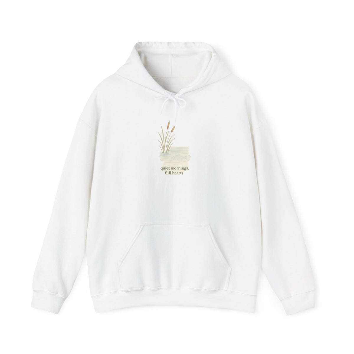 Quiet Mornings, Full Hearts Unisex Hoodie