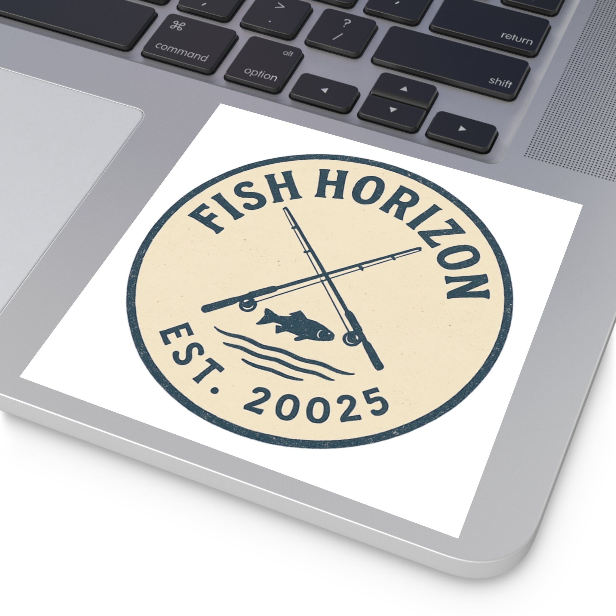 Fish Horizon Square Stickers