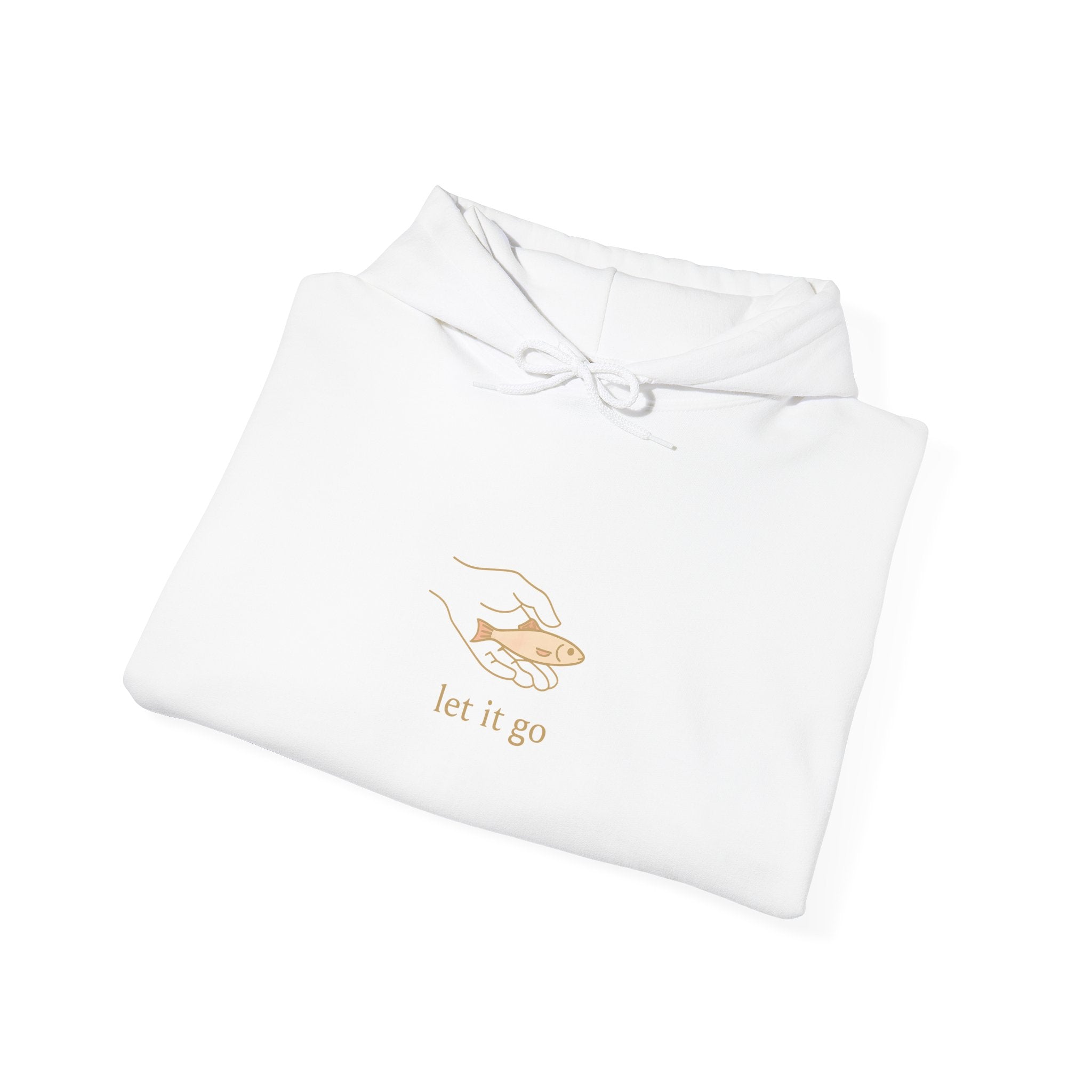 Calming Fish Illustration Hoodie