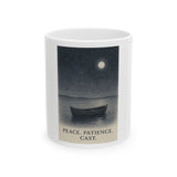 Peace Patience Cast Ceramic Mug