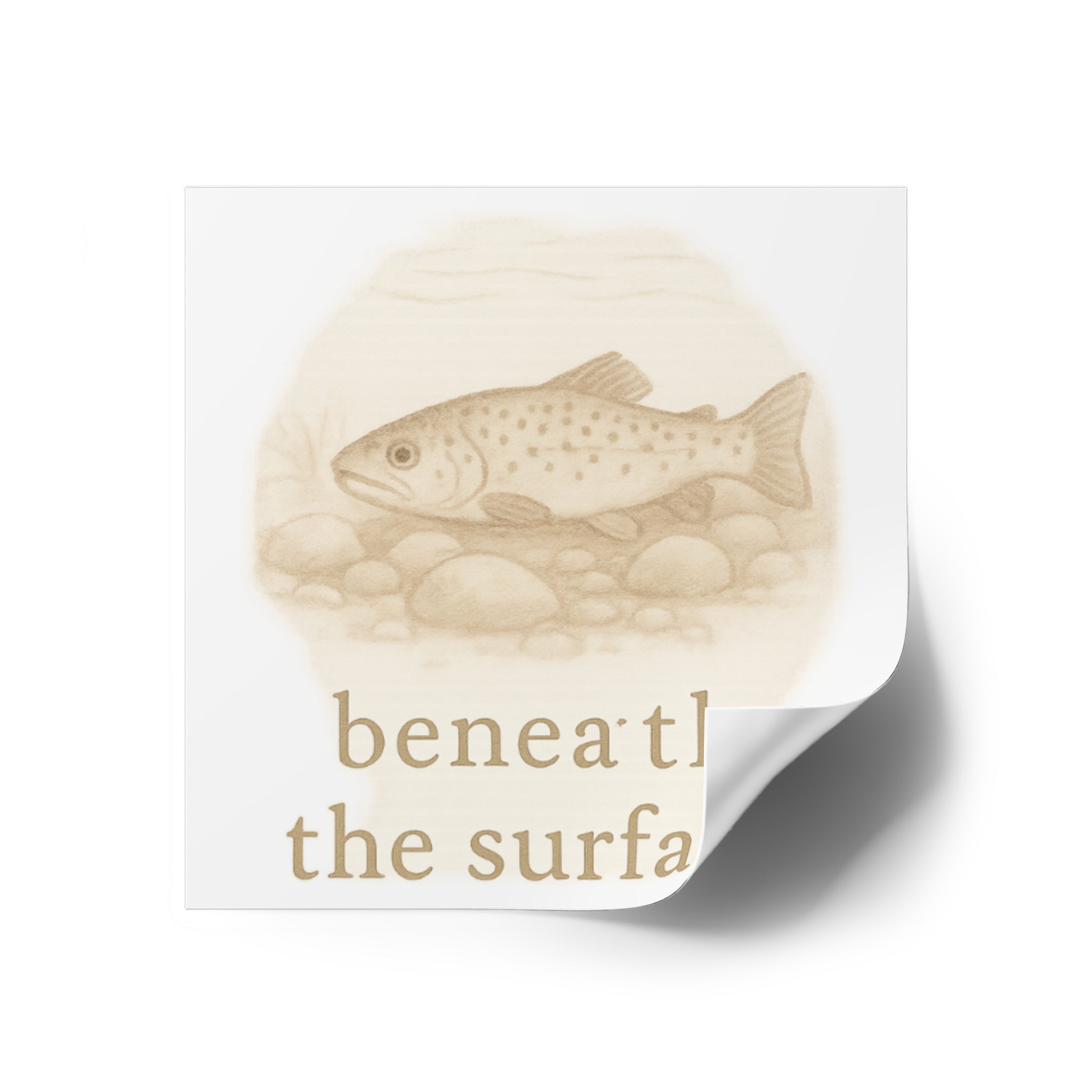 Beneath the Surface Fish Stickers