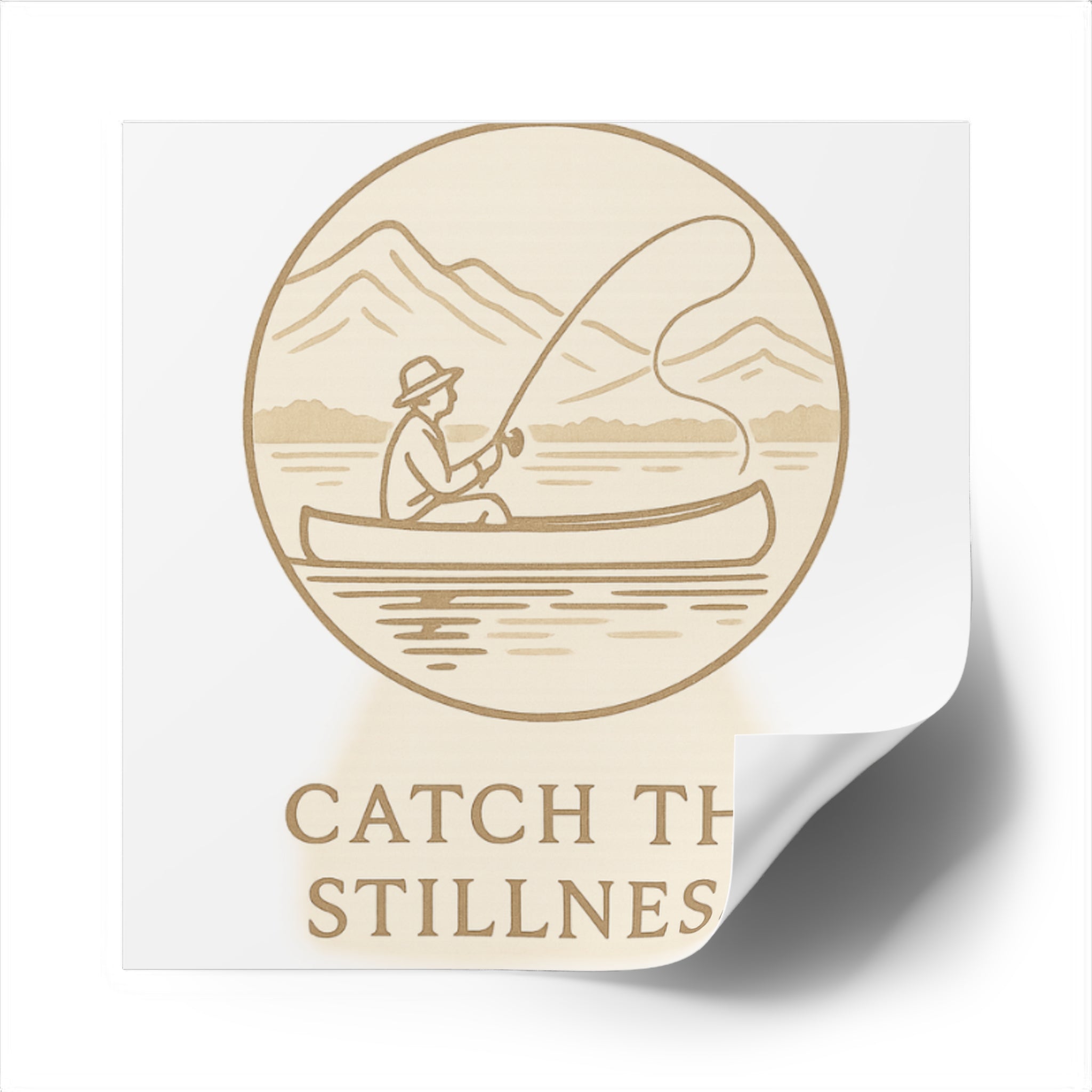 Nature-Inspired Square Stickers