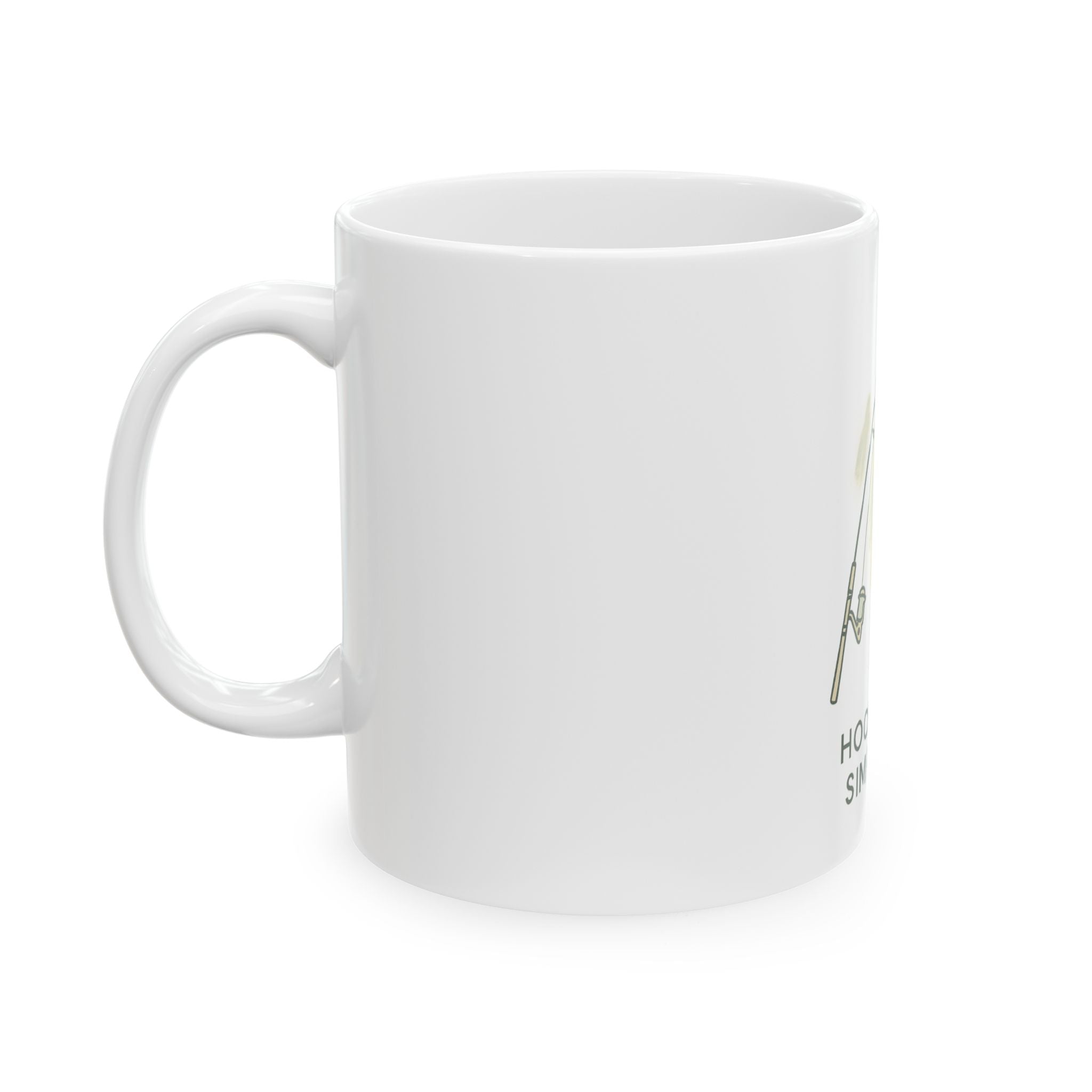 Fishing-Themed Ceramic Mug