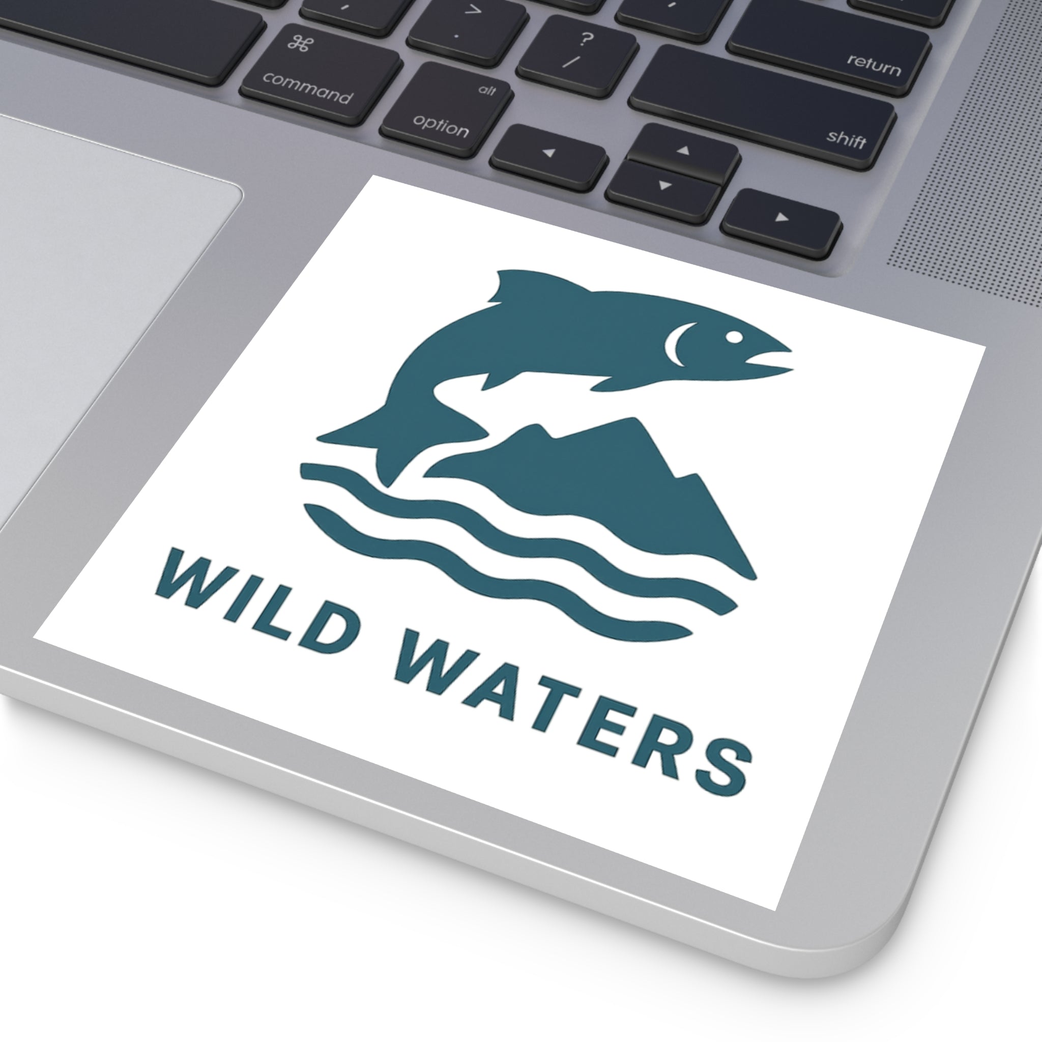 Wild Waters Outdoor Square Stickers