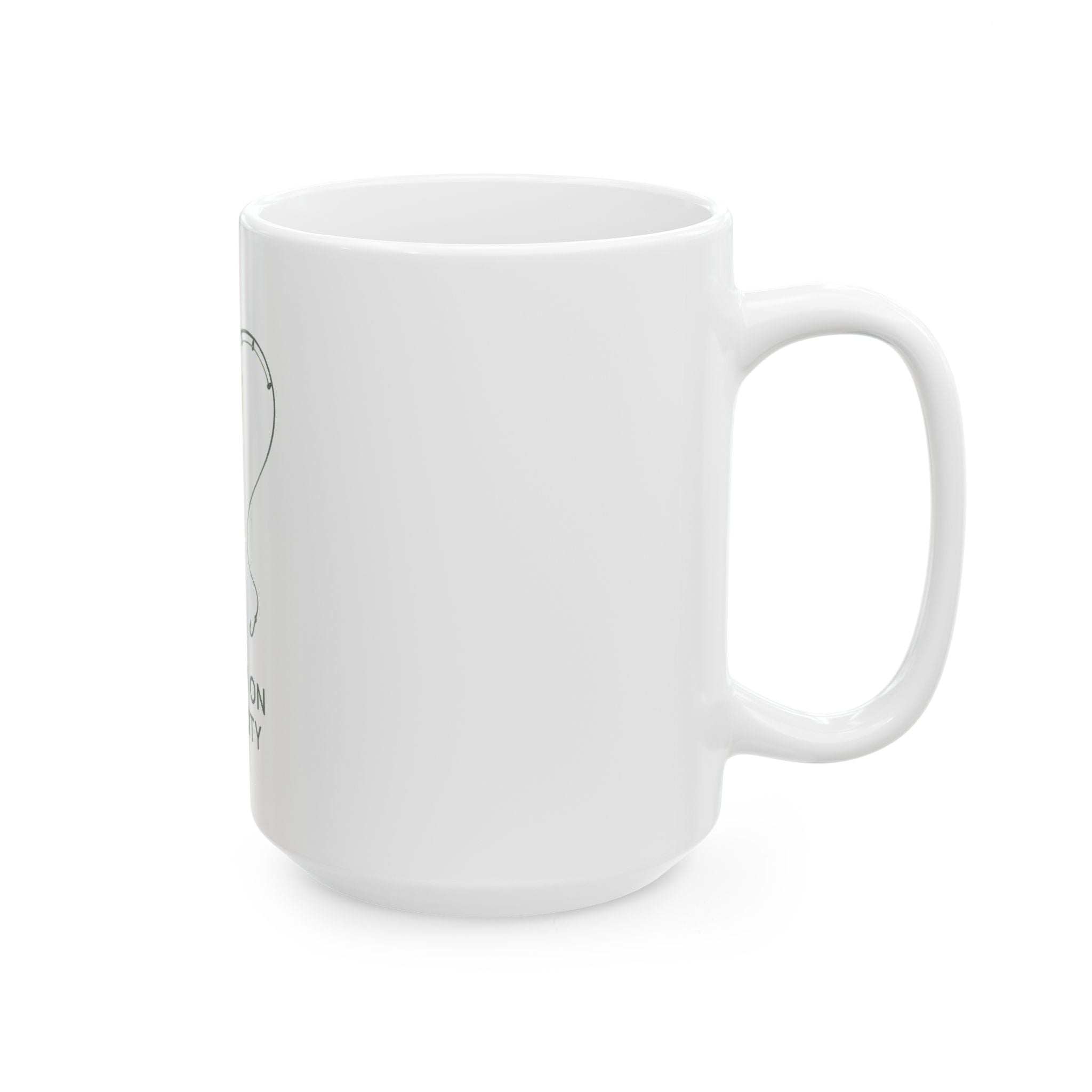 Fishing-Themed Ceramic Mug