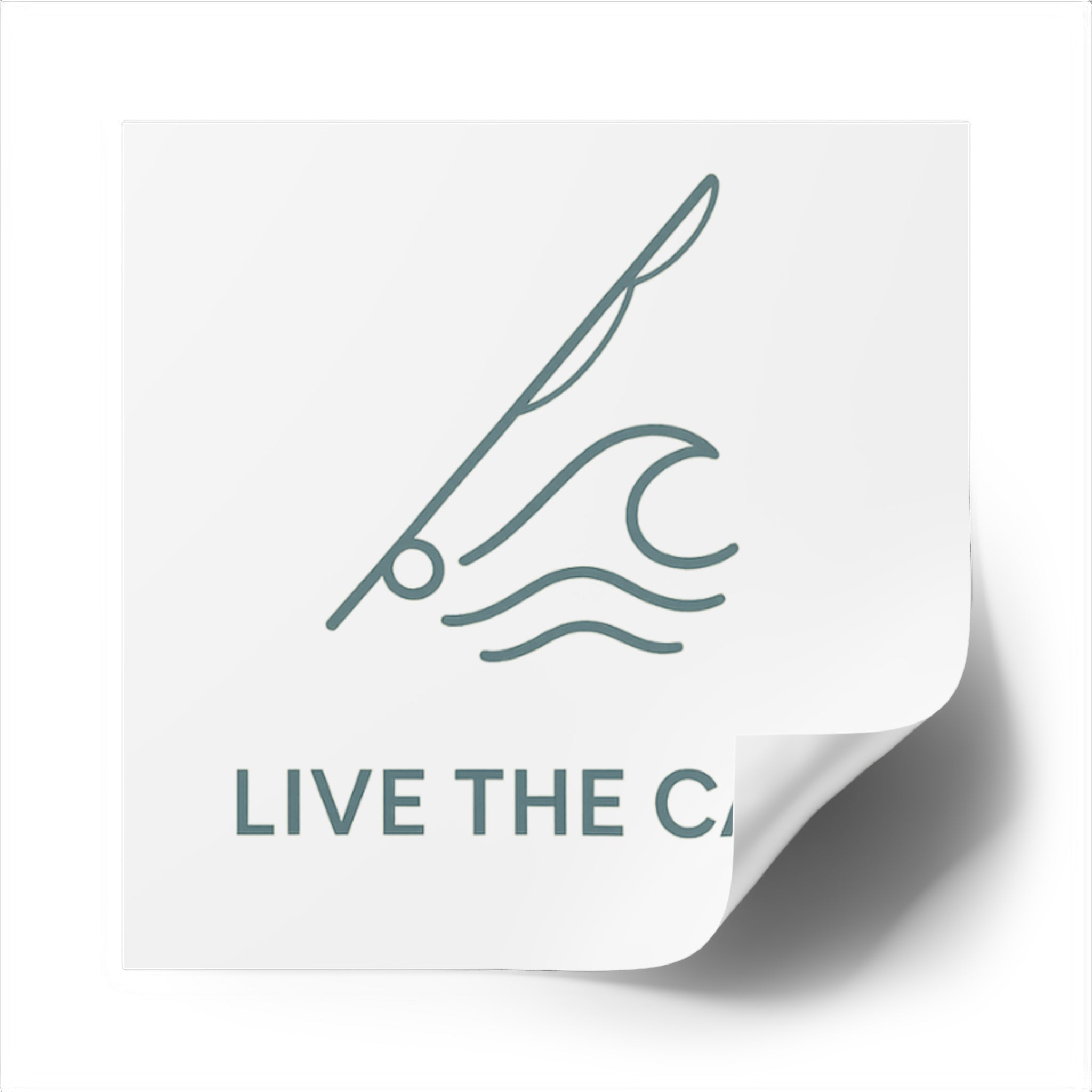 Live the Cast Fishing Stickers