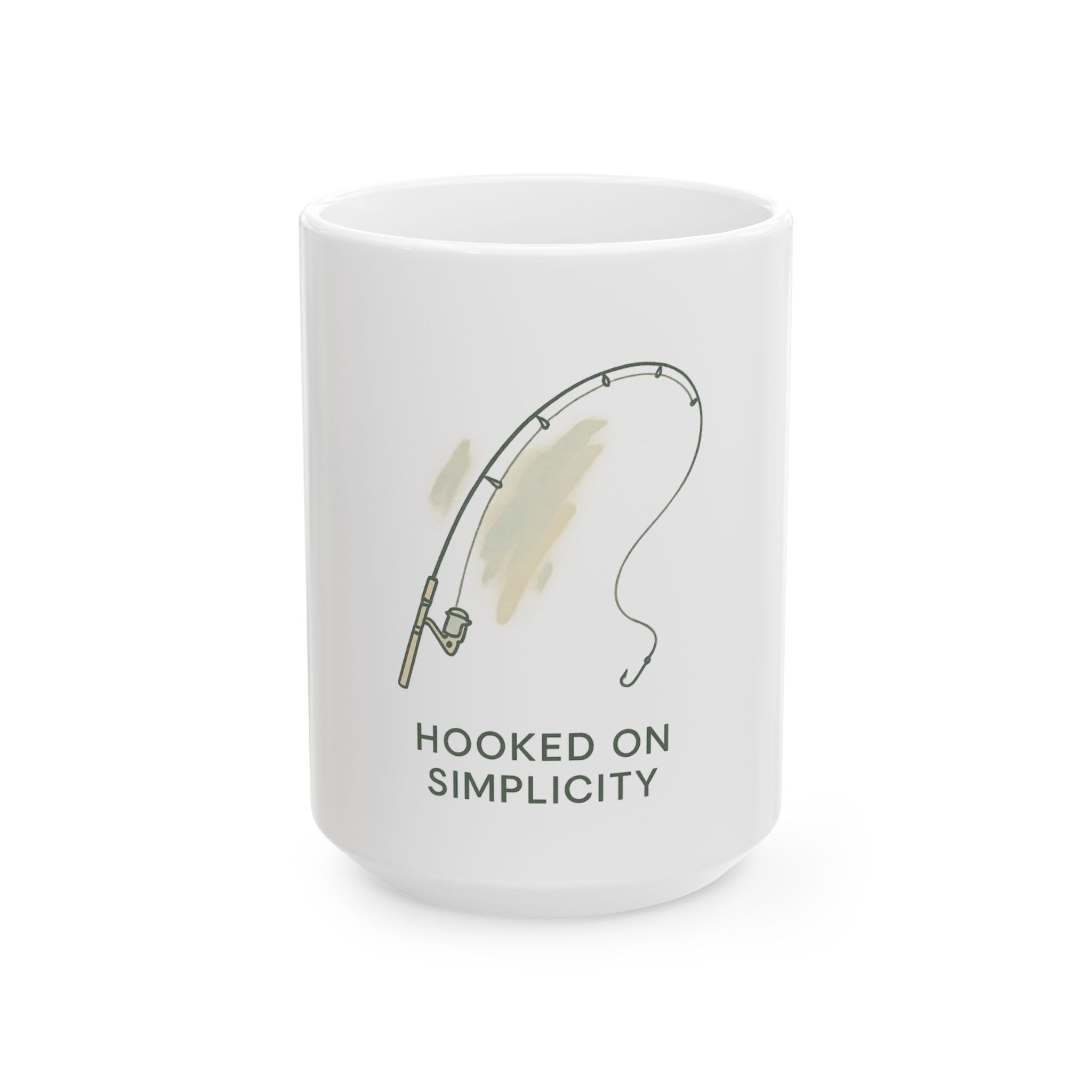 Fishing-Themed Ceramic Mug