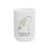 Fishing-Themed Ceramic Mug