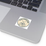 Fish Horizon Square Stickers