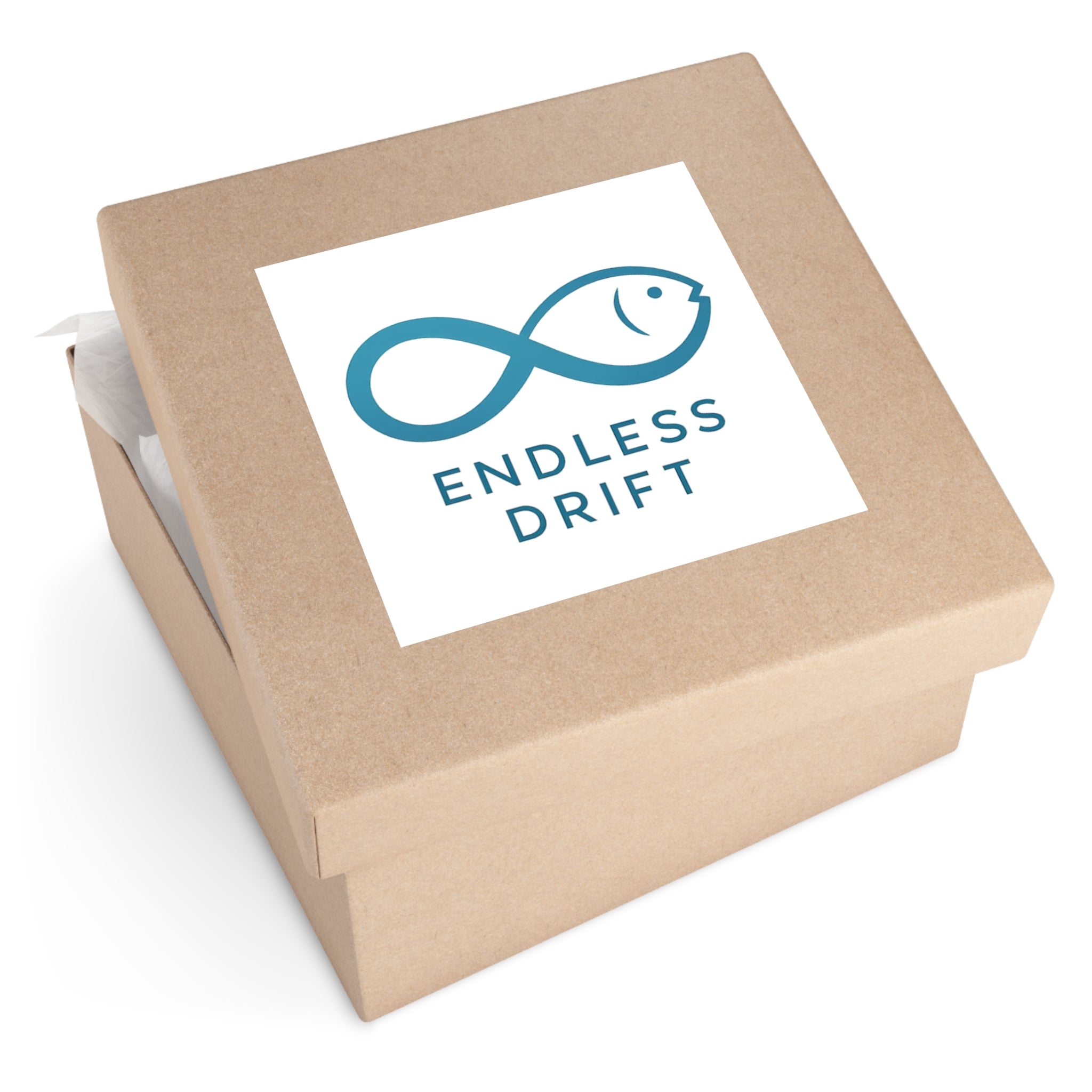 Endless Drift Square Stickers