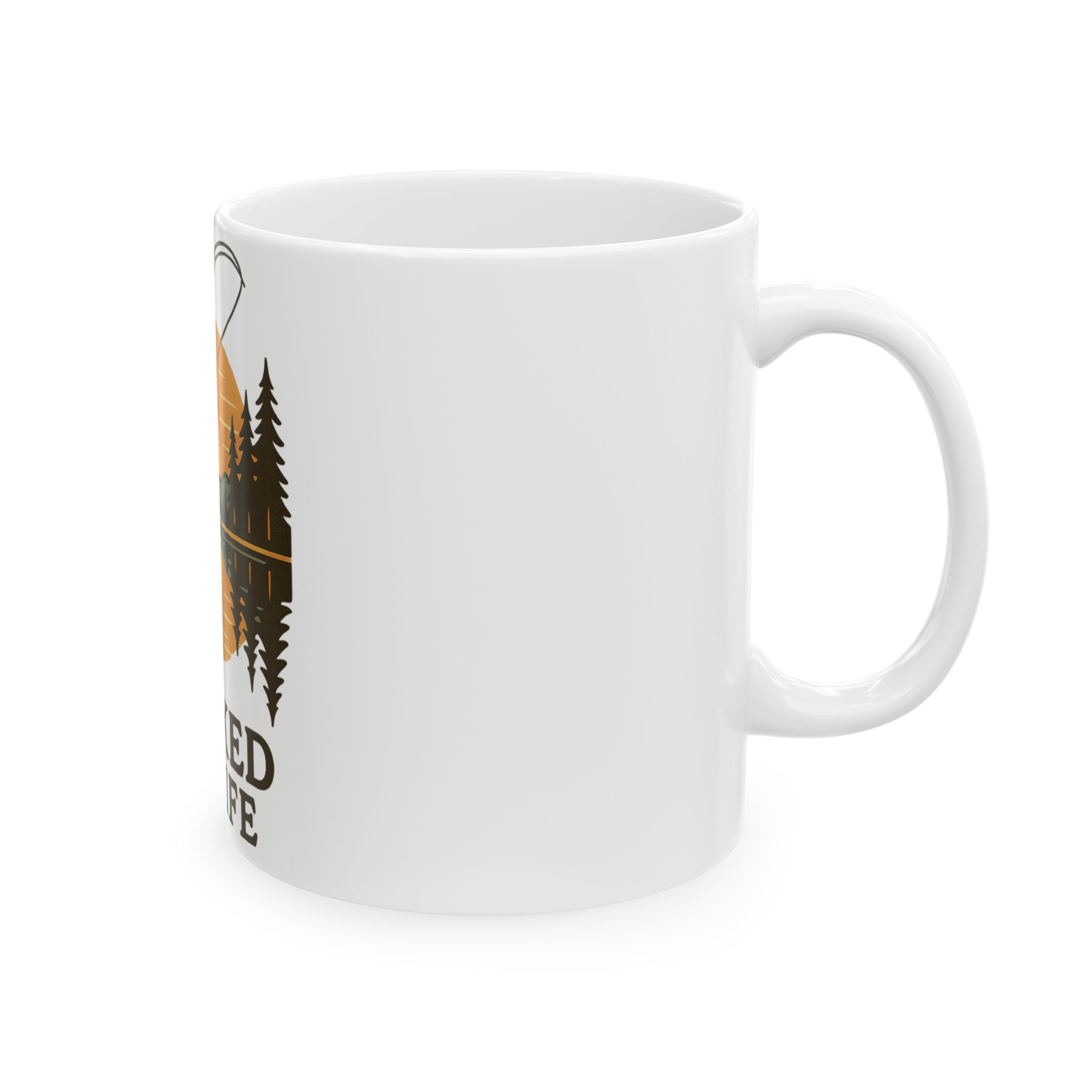 Hooked on Life Fishing Mug