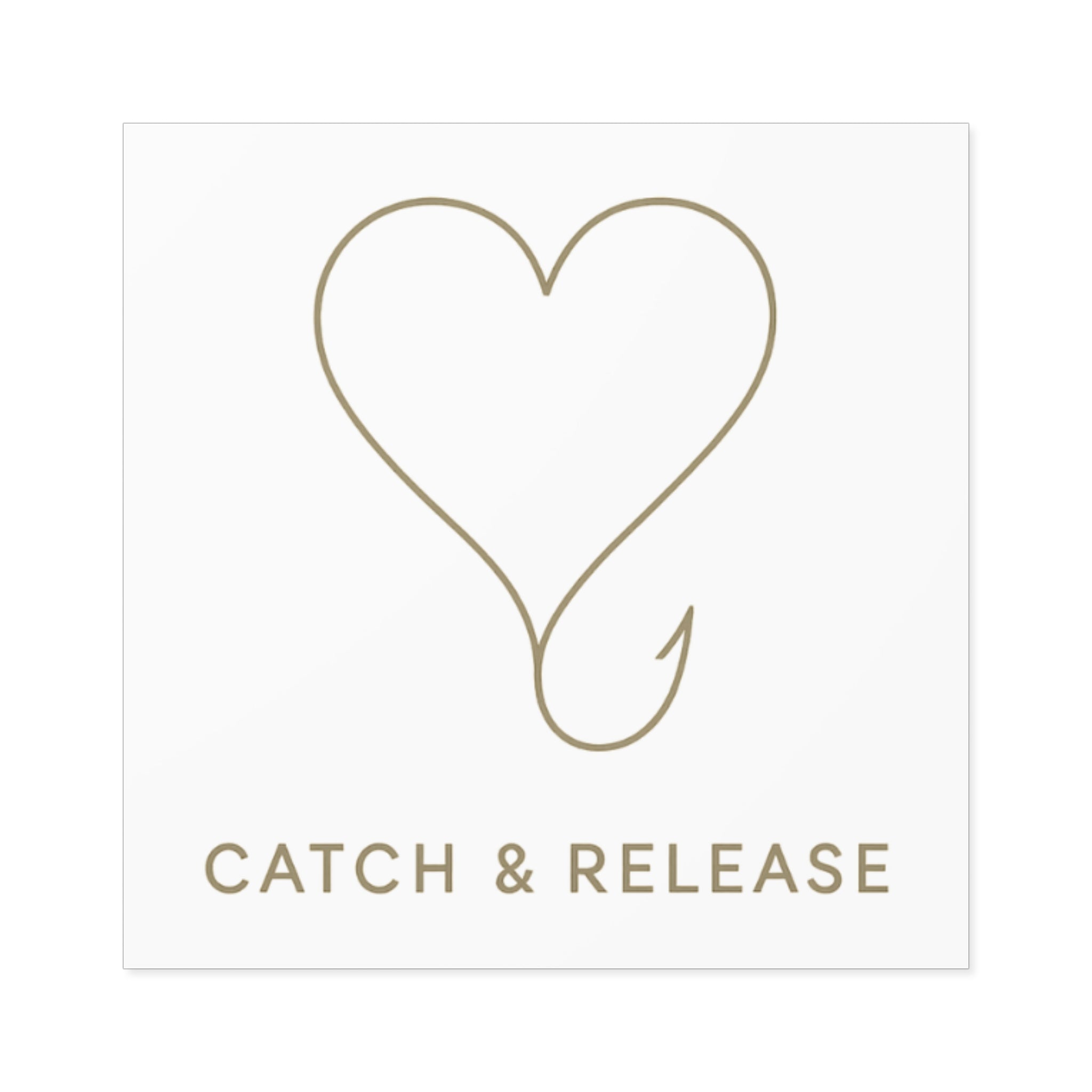 Catch & Release Heart Stickers