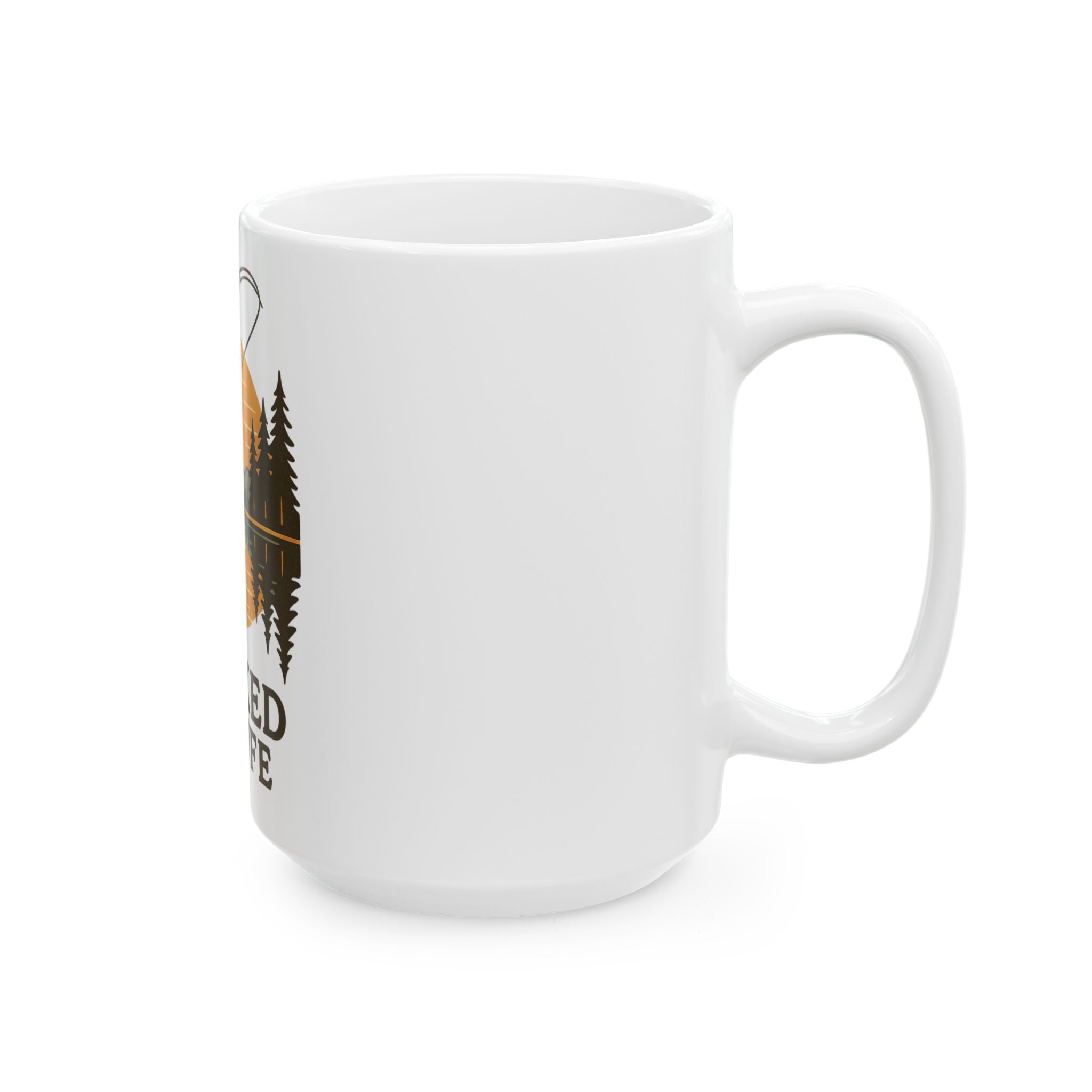 Hooked on Life Fishing Mug