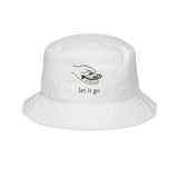Let It Go Embroidered Bucket Hat