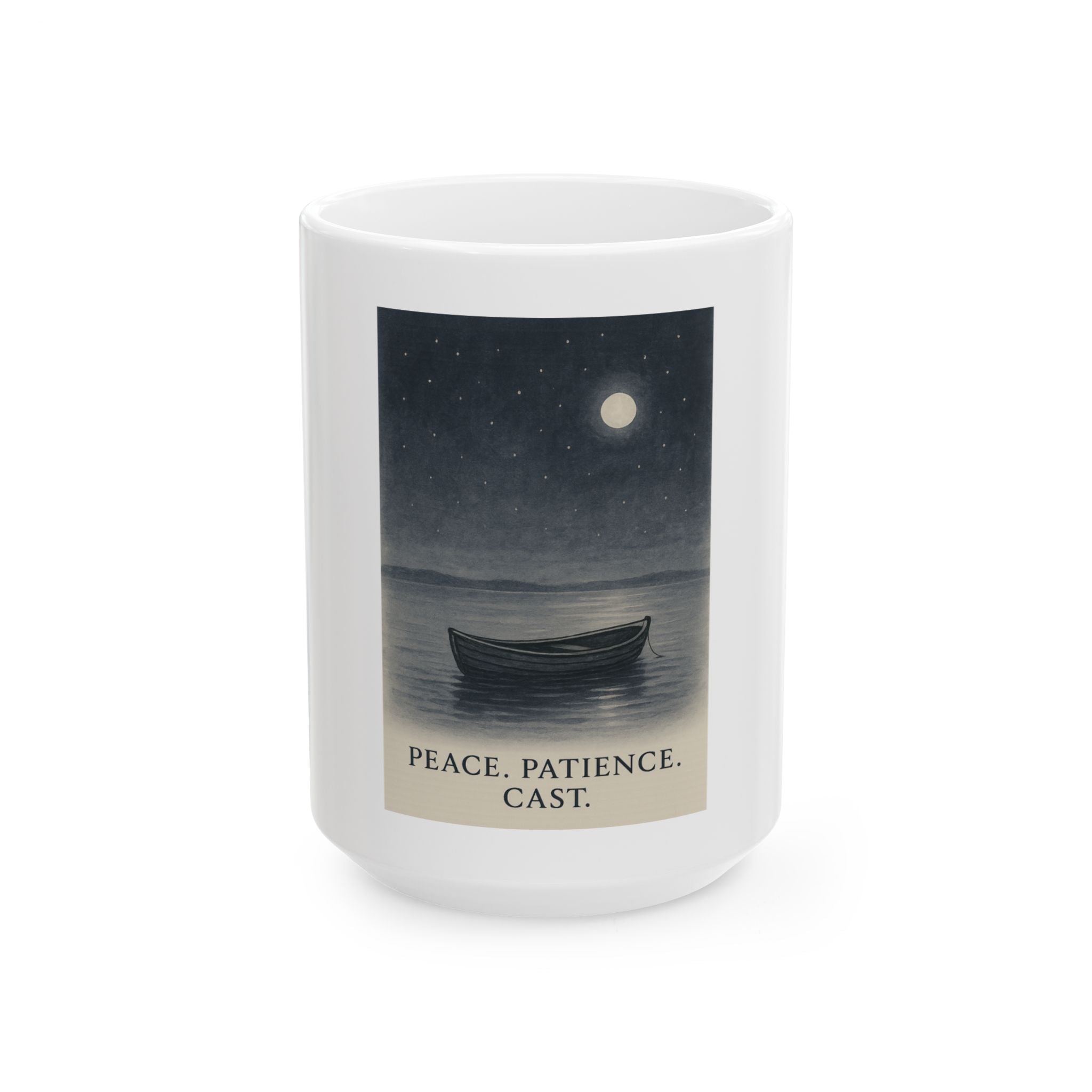 Peace Patience Cast Ceramic Mug