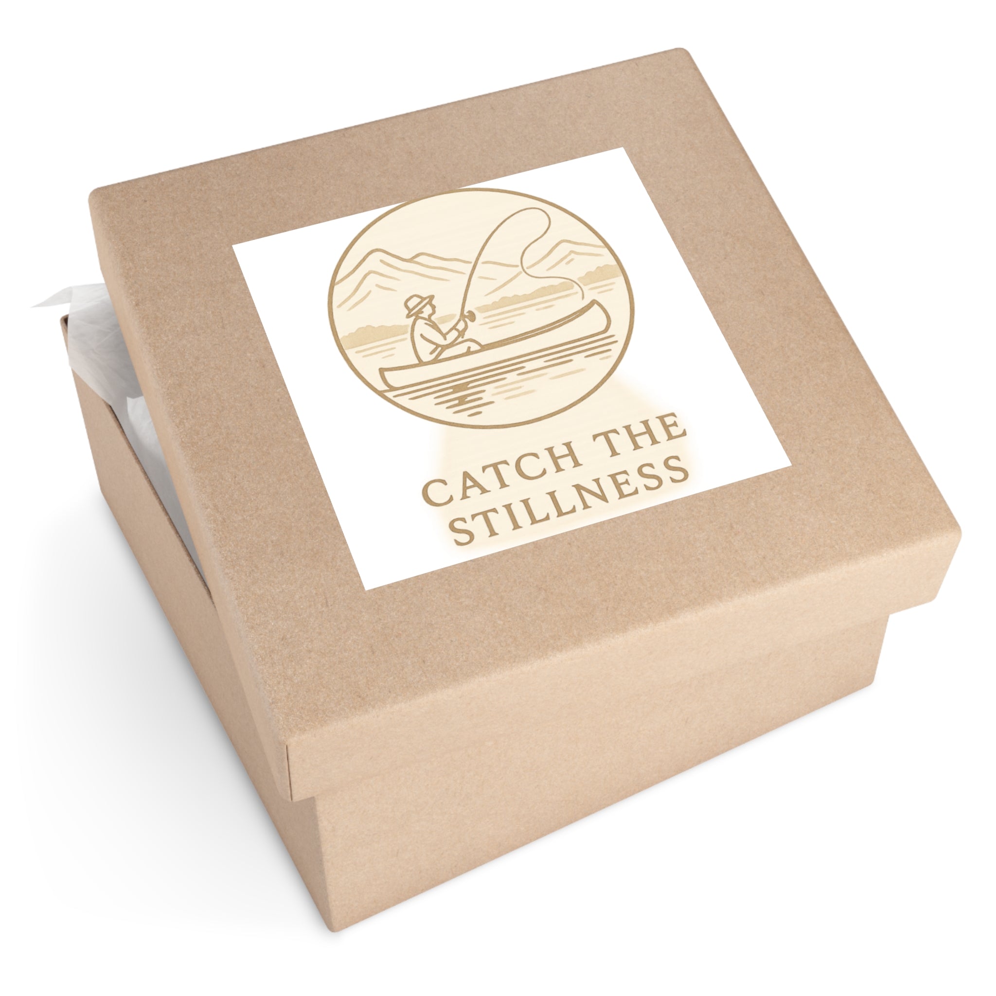 Nature-Inspired Square Stickers