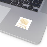 Mornings on the Lake Square Stickers