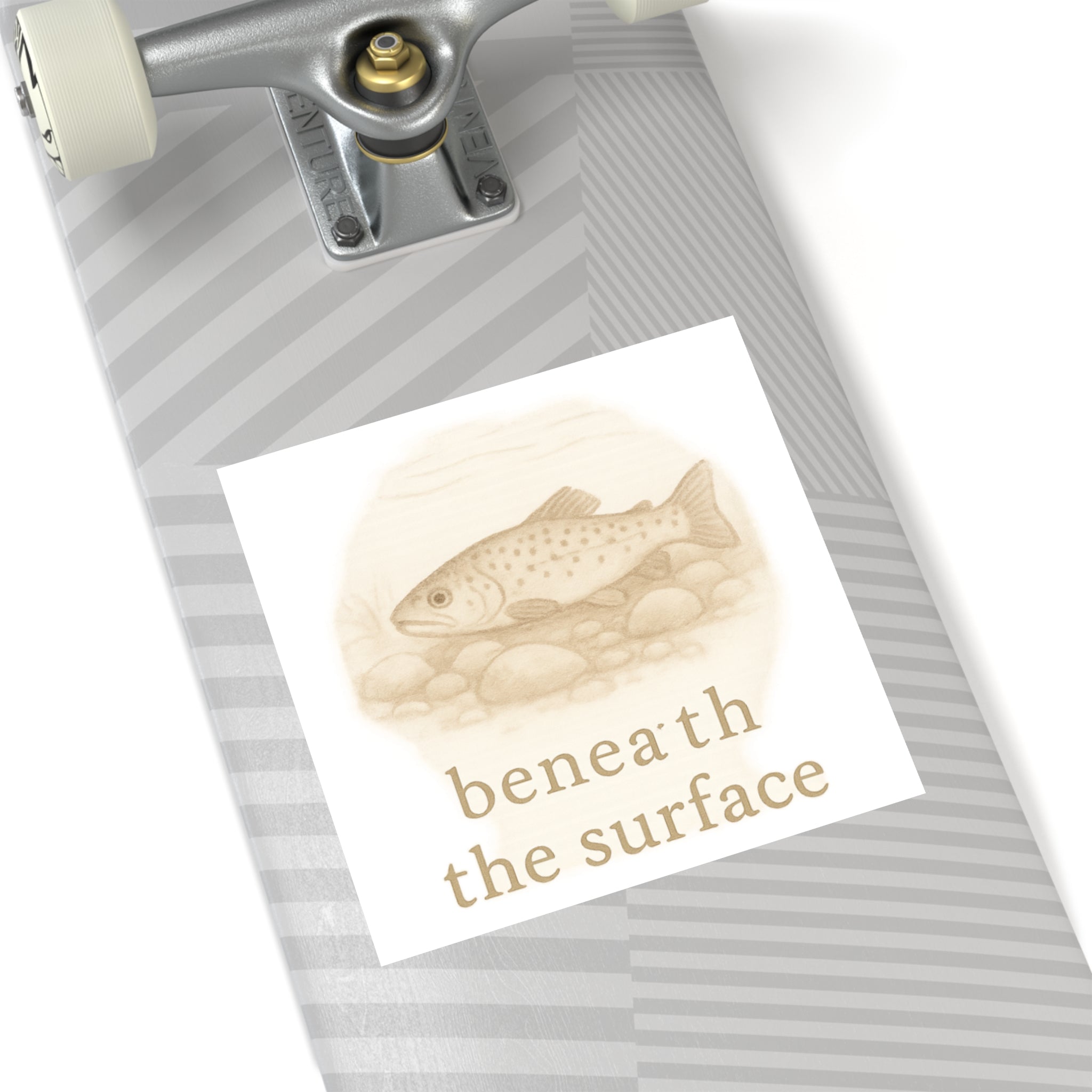 Beneath the Surface Fish Stickers