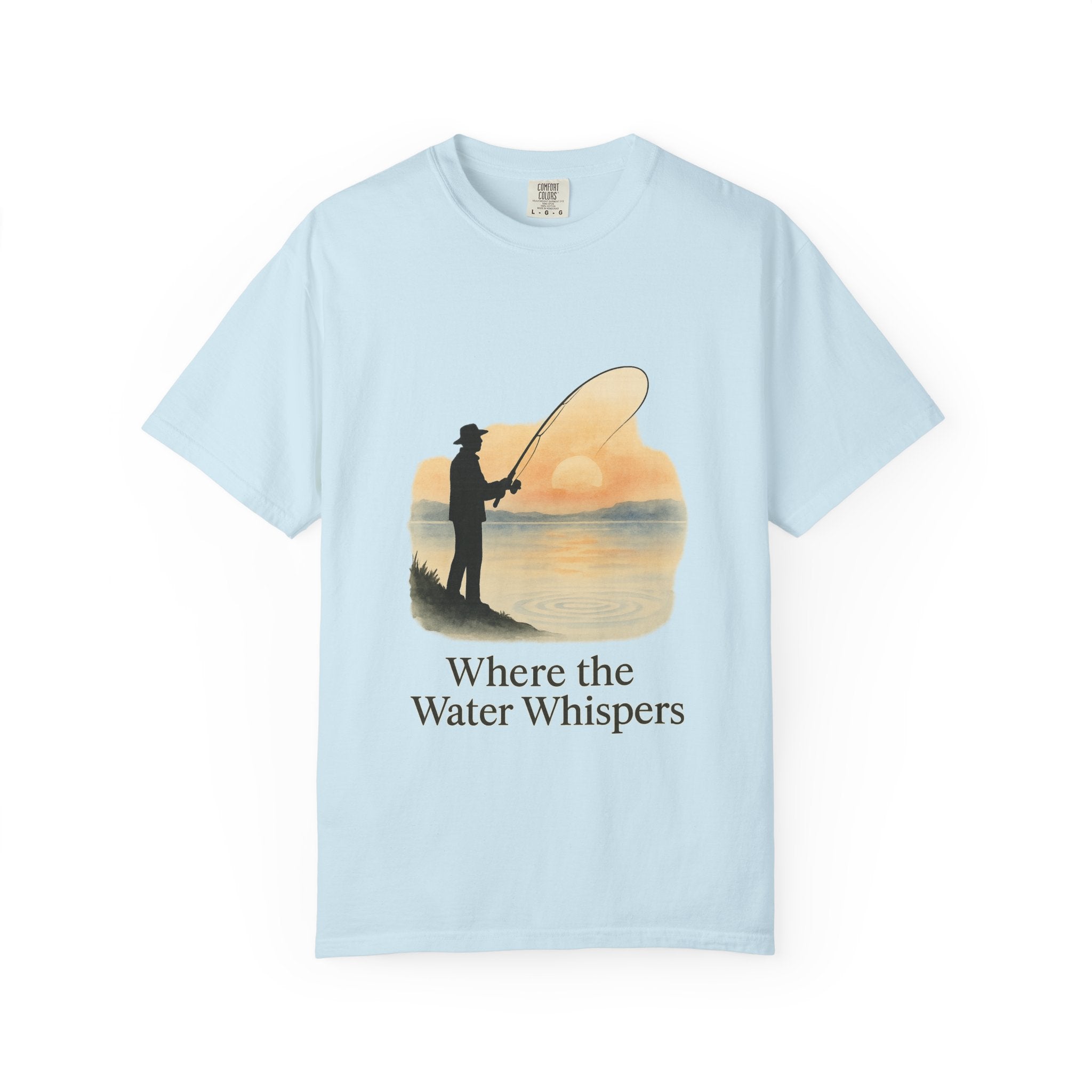 Where the Water Whispers Unisex Fishing T-Shirt