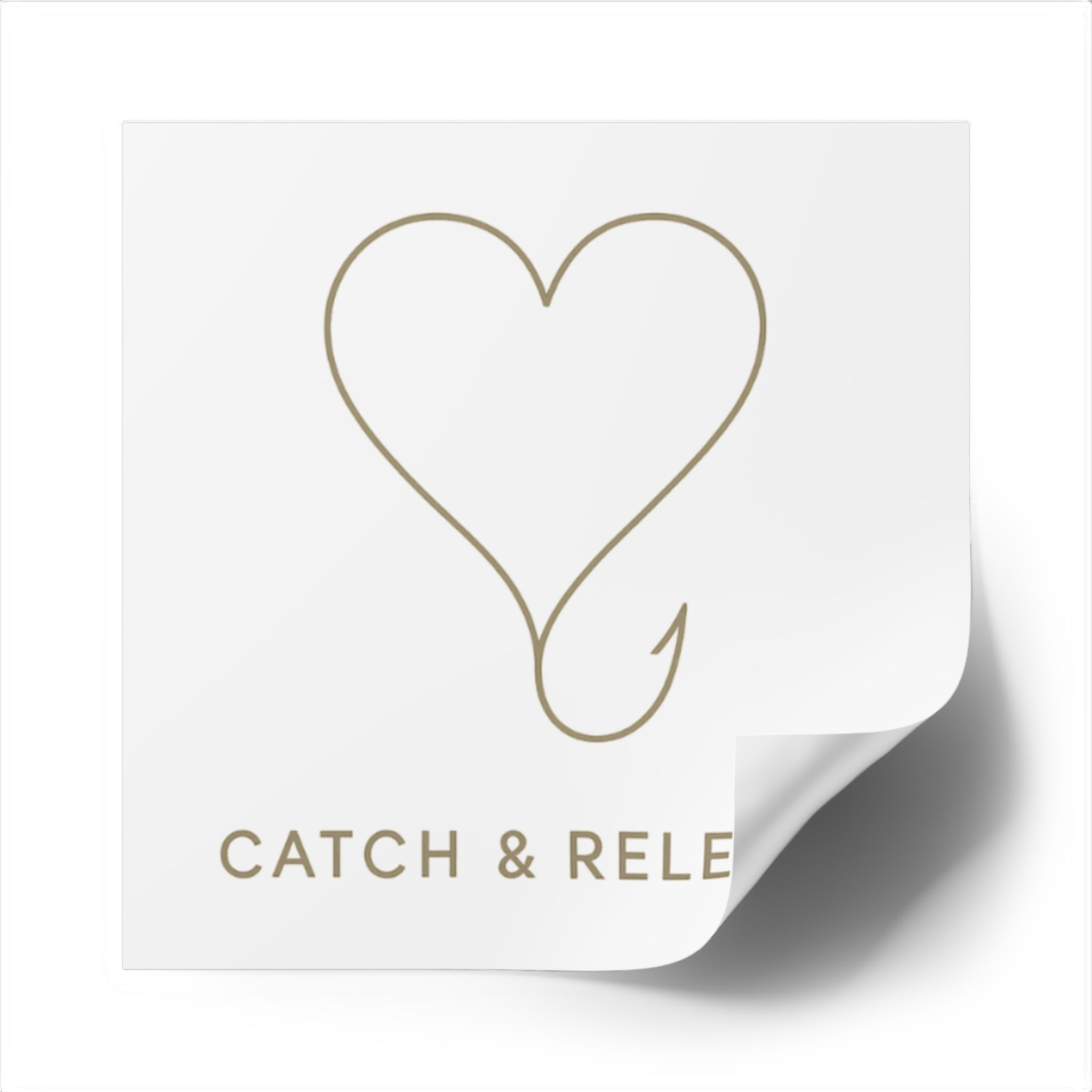 Catch & Release Heart Stickers