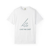 Live The Cast Unisex Garment-Dyed Fishing T-Shirt