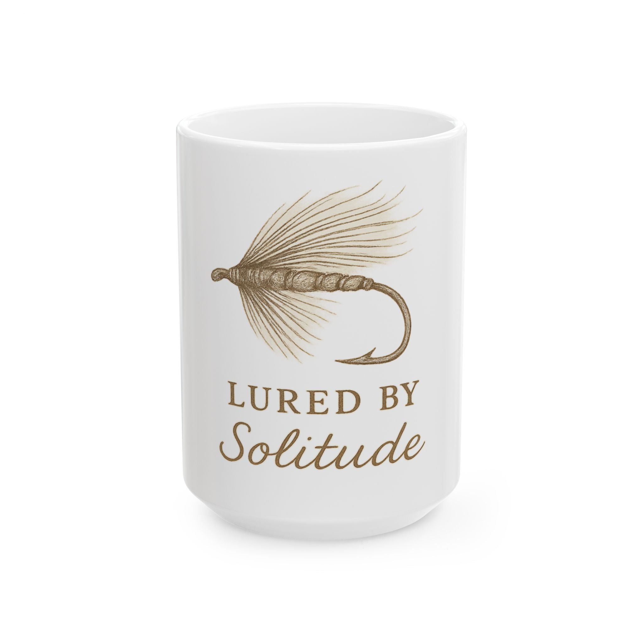 Lured by Solitude Fishing Mug