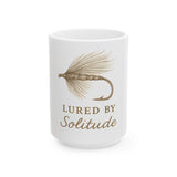 Lured by Solitude Fishing Mug