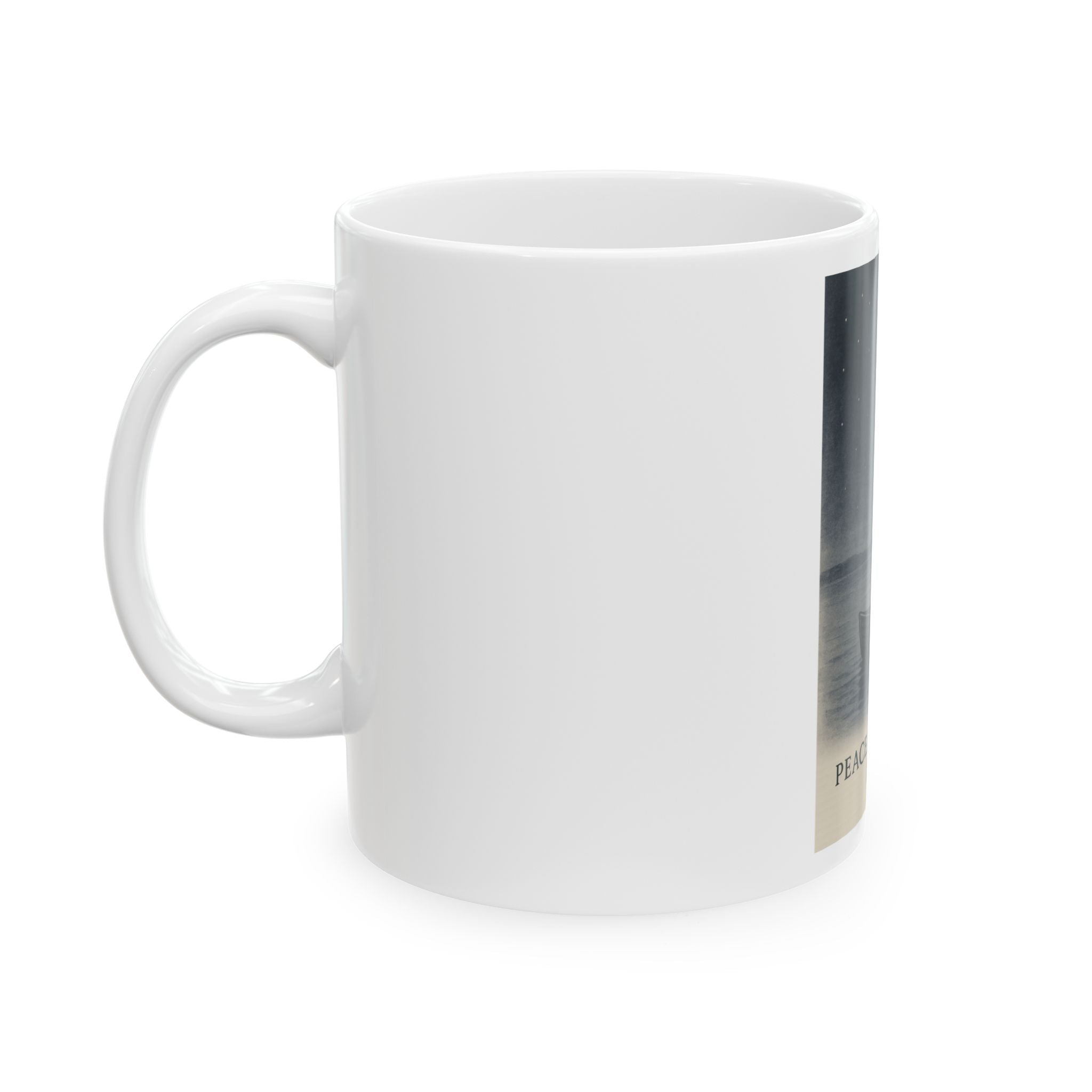 Peace Patience Cast Ceramic Mug