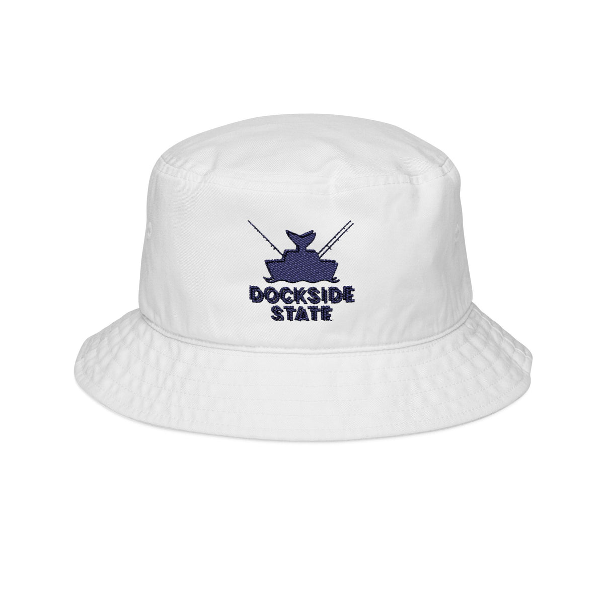Dockside State Embroidered Bucket Hat
