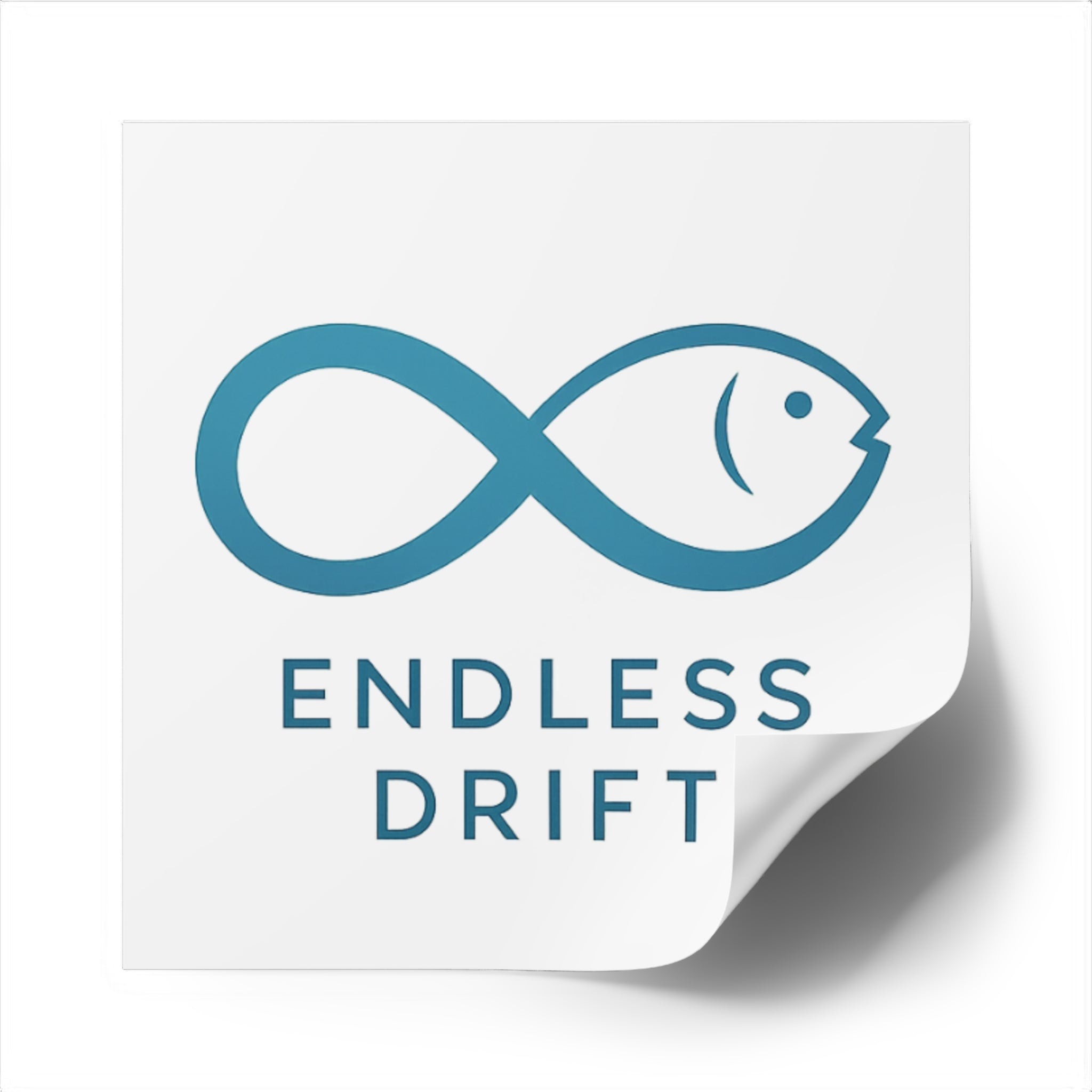 Endless Drift Square Stickers