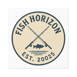 Fish Horizon Square Stickers