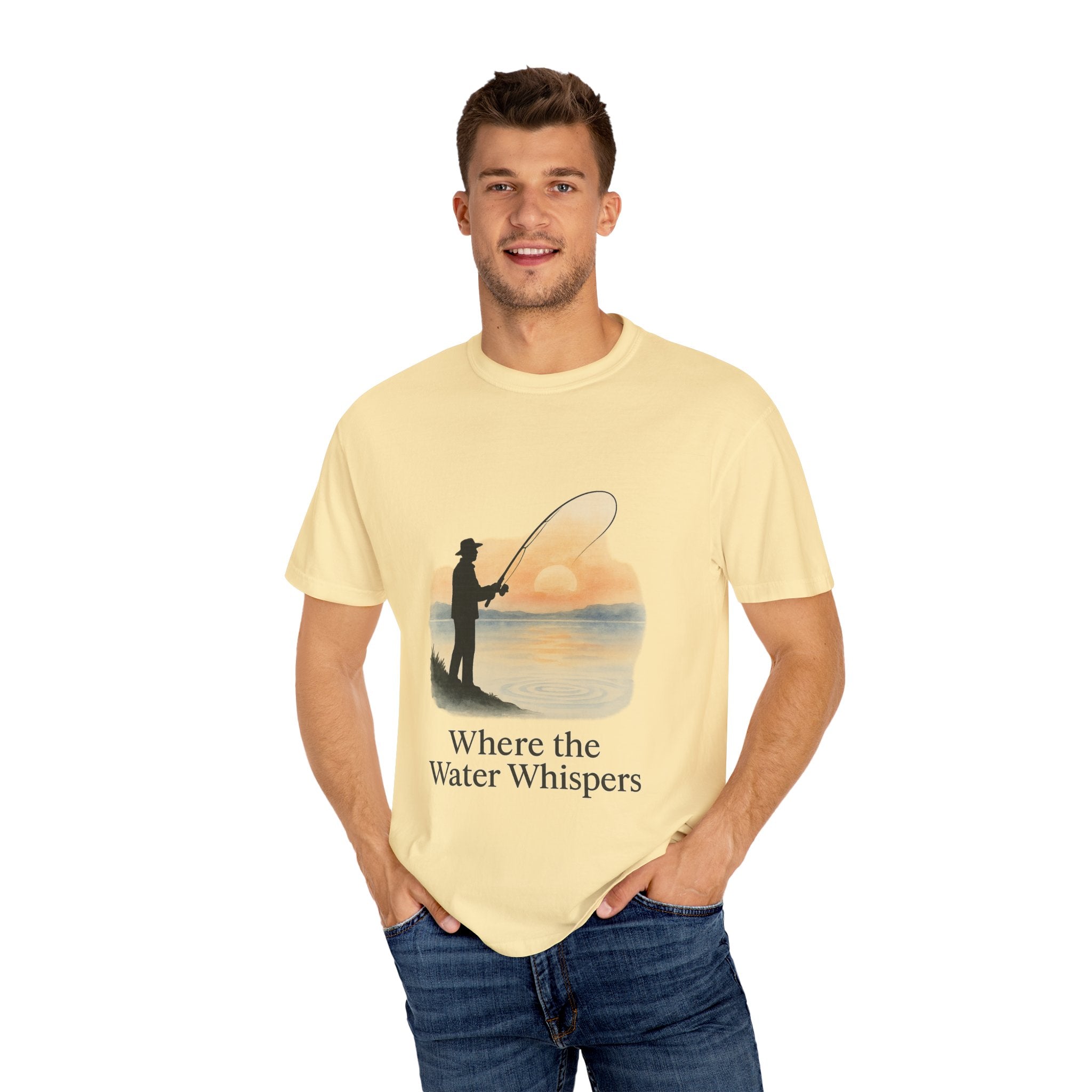 Where the Water Whispers Unisex Fishing T-Shirt