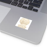 Nature-Inspired Square Stickers
