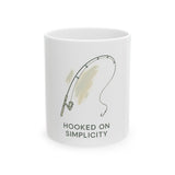 Fishing-Themed Ceramic Mug