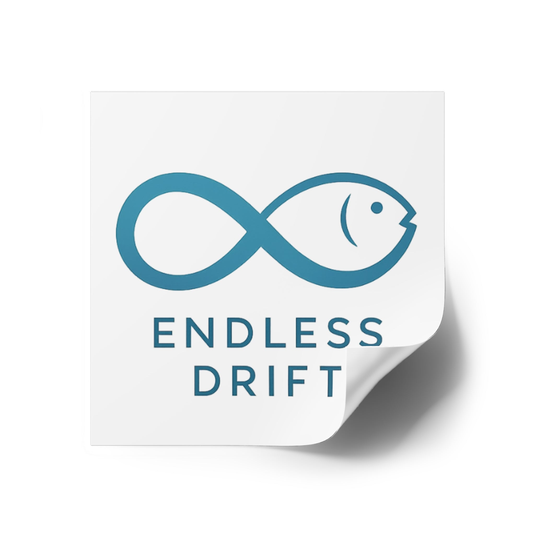 Endless Drift Square Stickers
