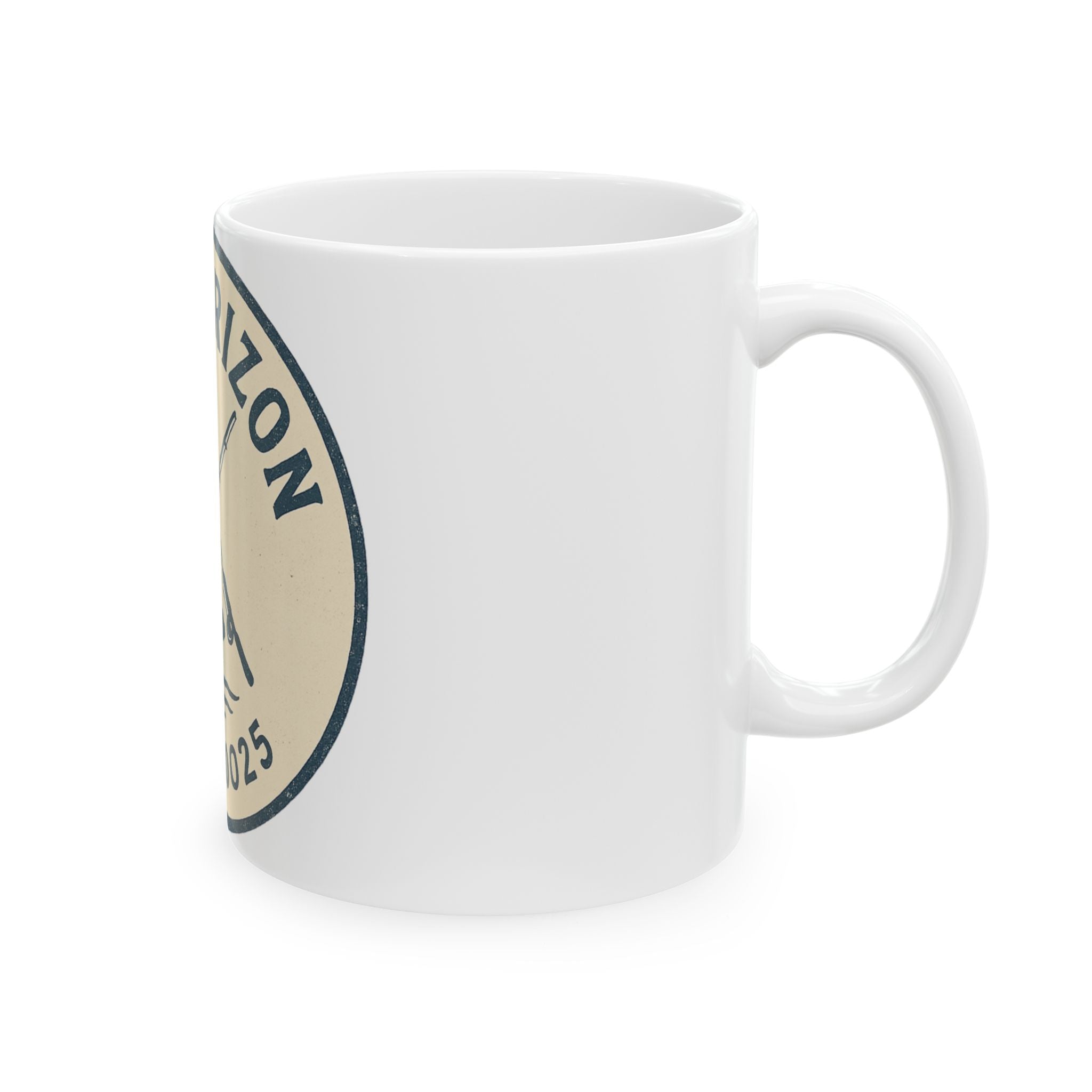 Fishing-Themed Ceramic Mug