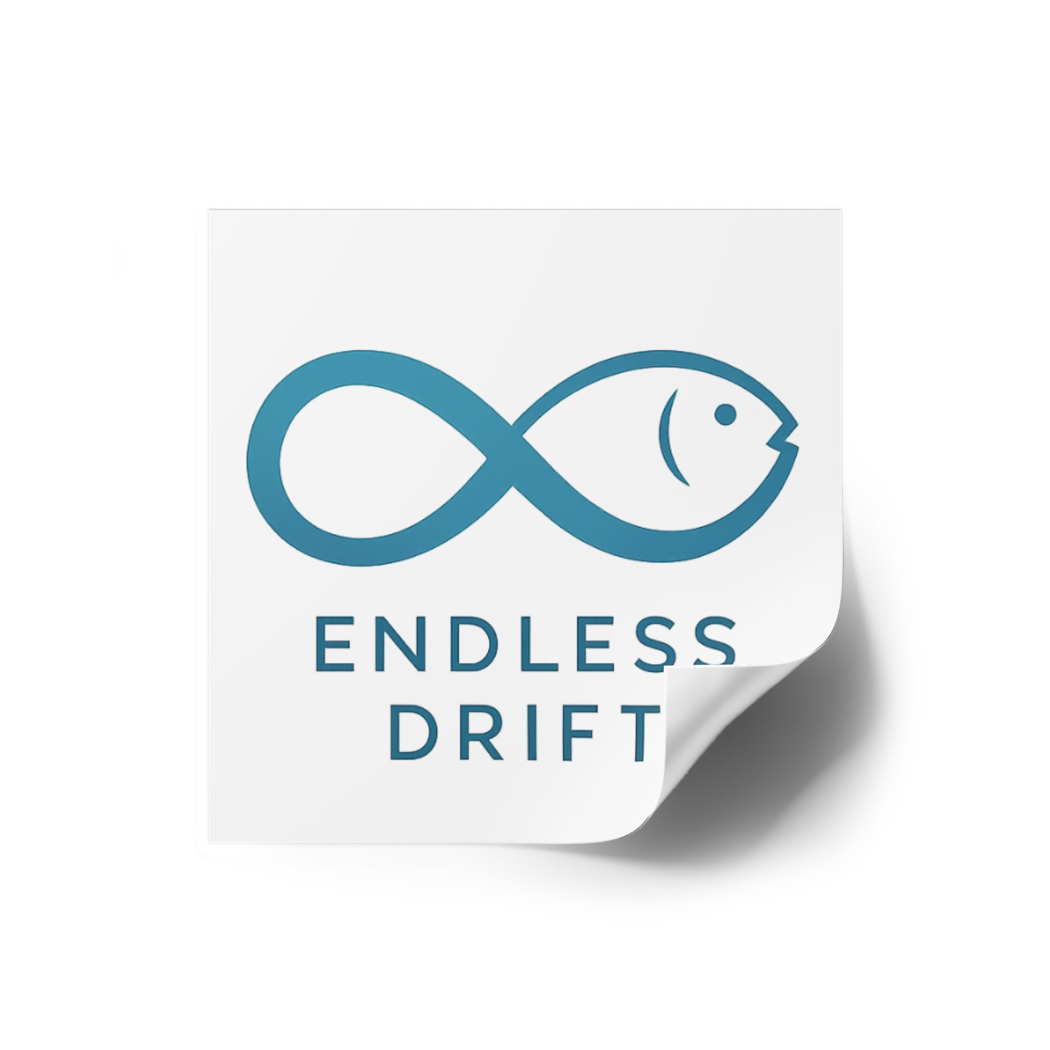 Endless Drift Square Stickers