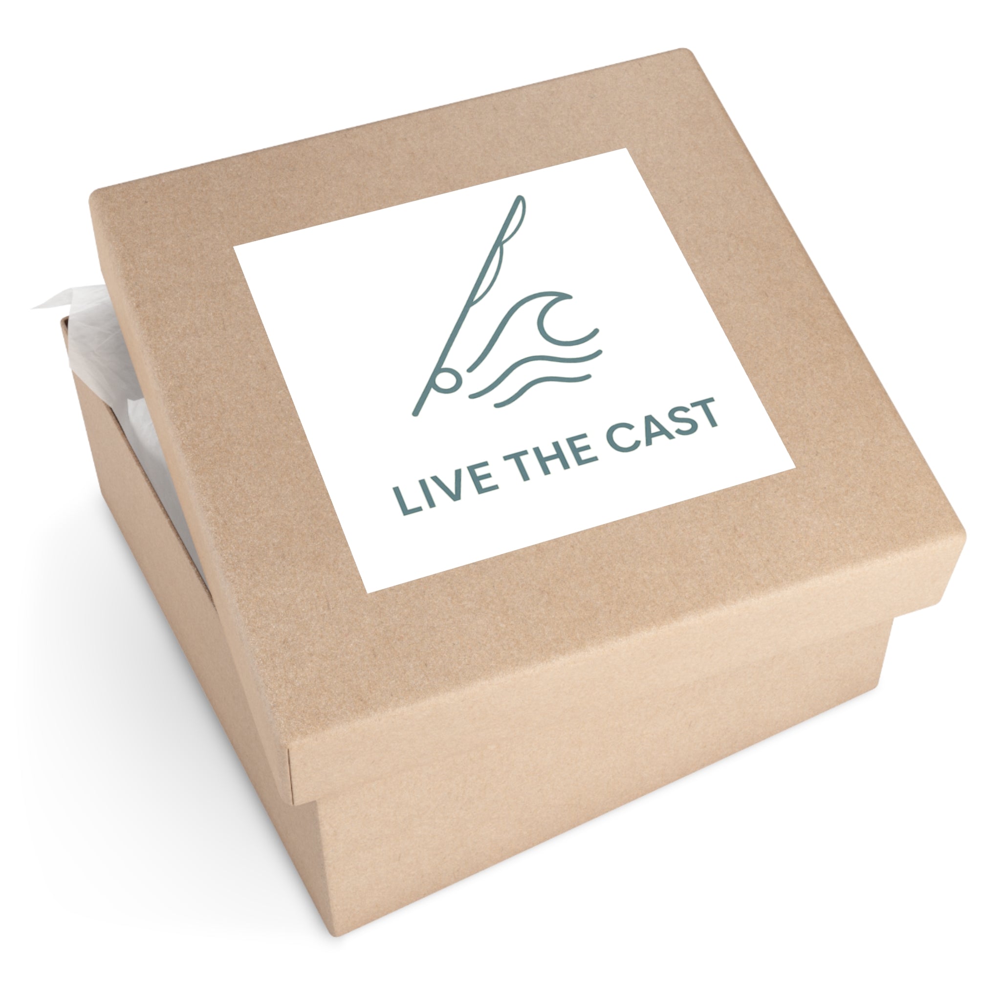 Live the Cast Fishing Stickers