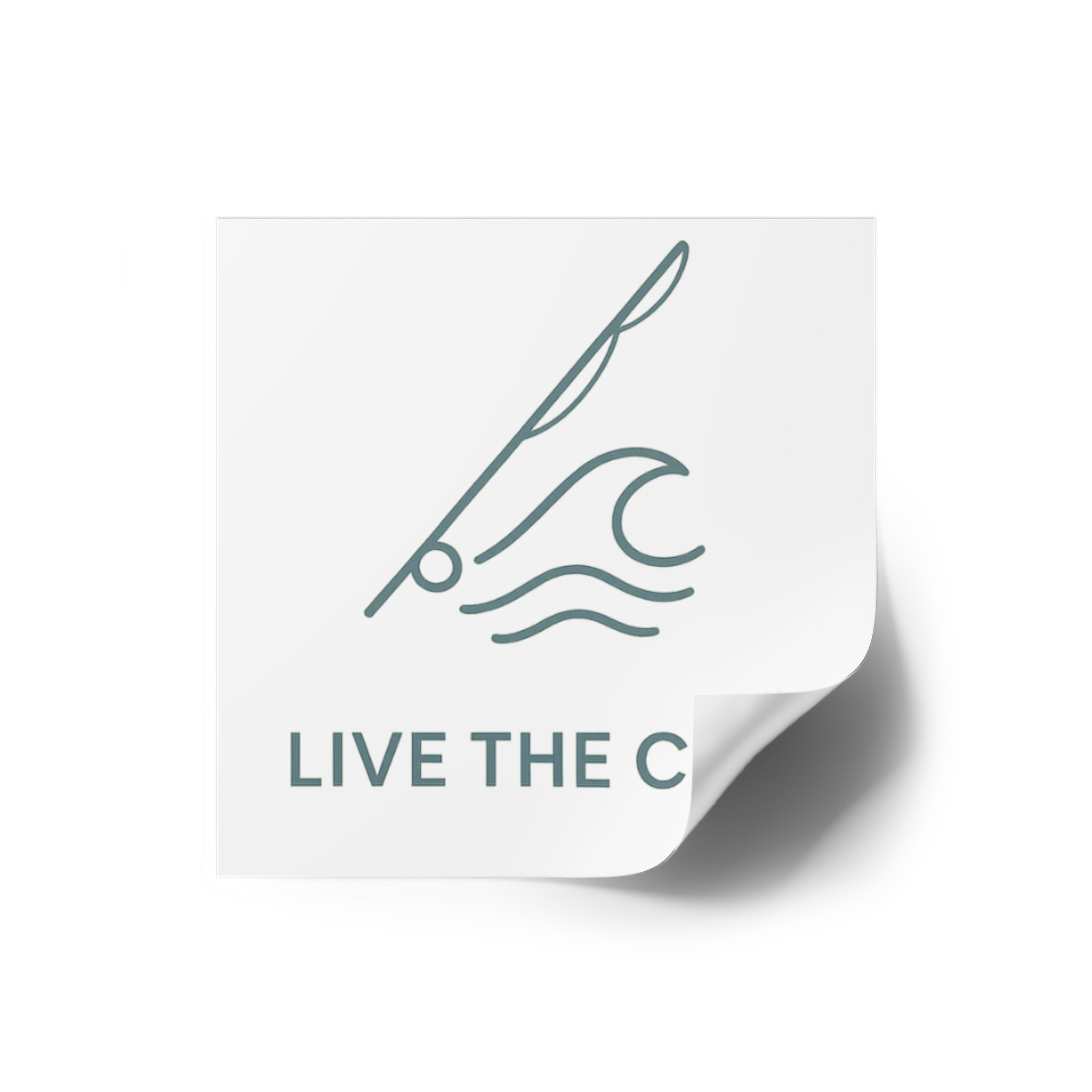 Live the Cast Fishing Stickers
