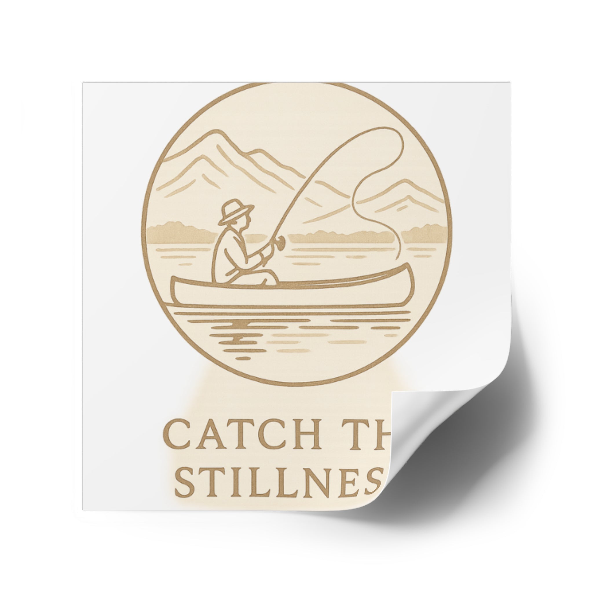 Nature-Inspired Square Stickers