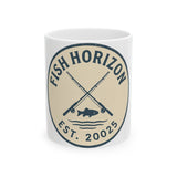 Fishing-Themed Ceramic Mug