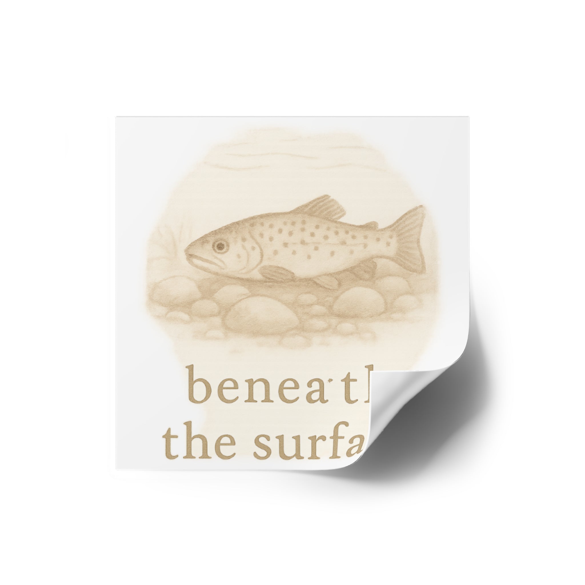 Beneath the Surface Fish Stickers