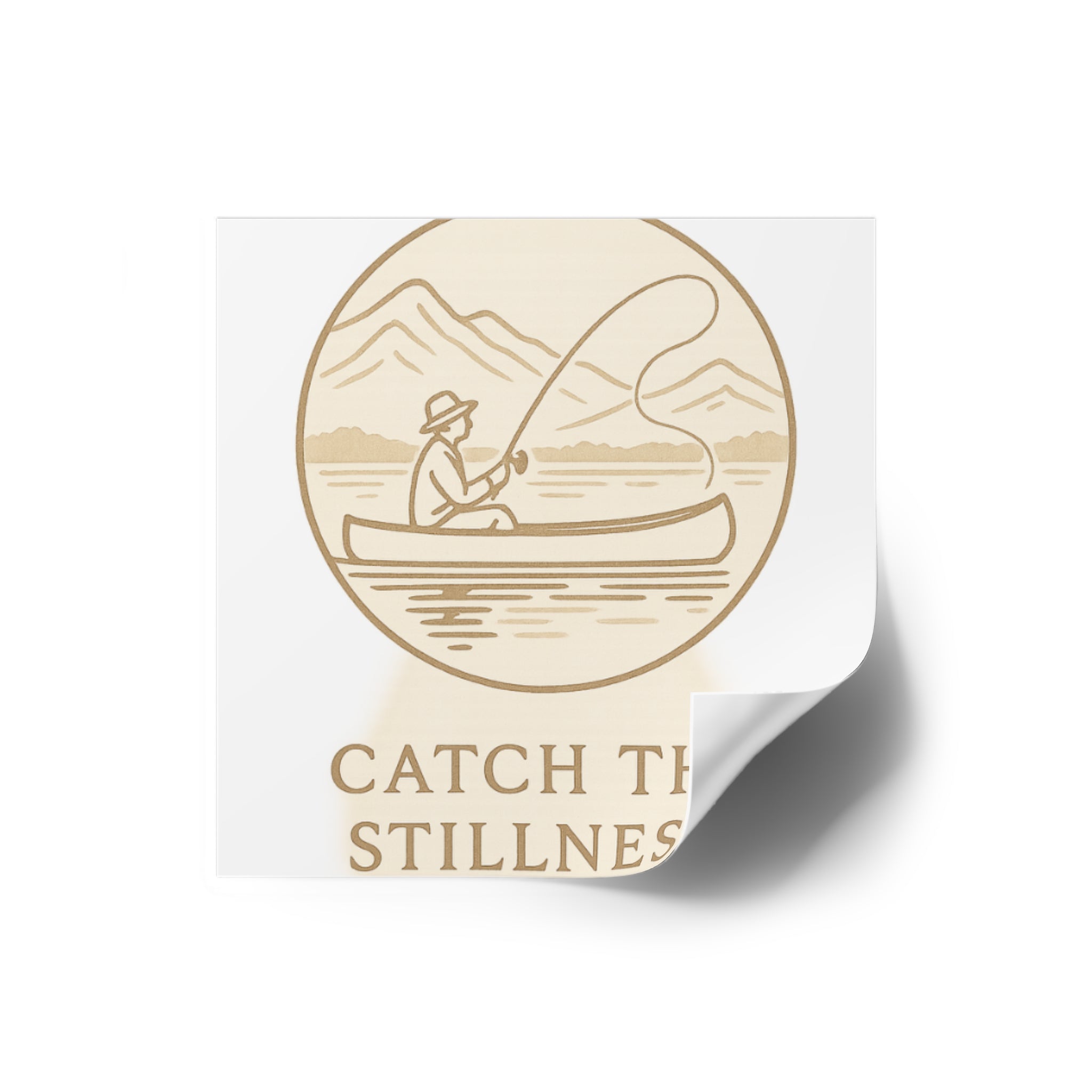 Nature-Inspired Square Stickers