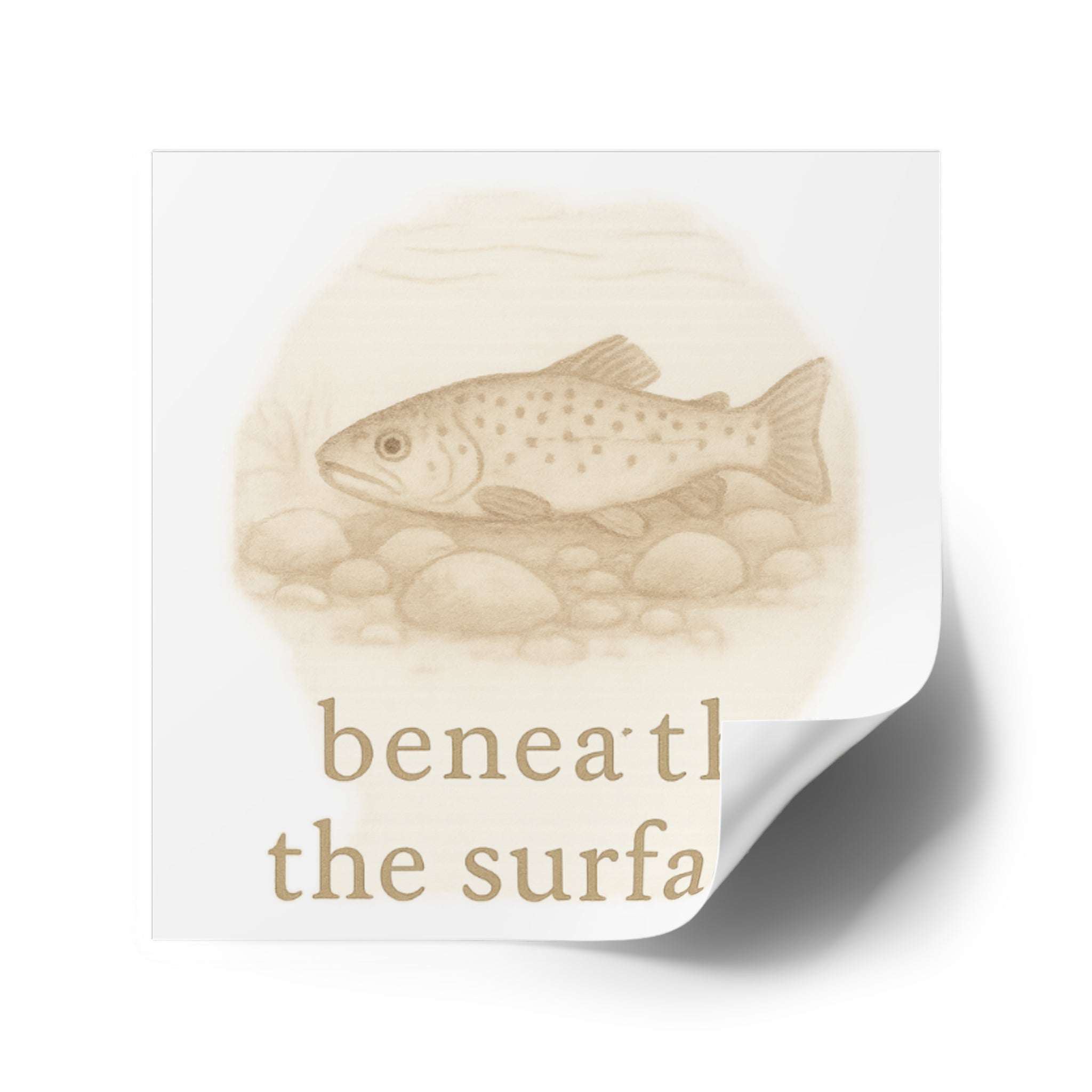 Beneath the Surface Fish Stickers