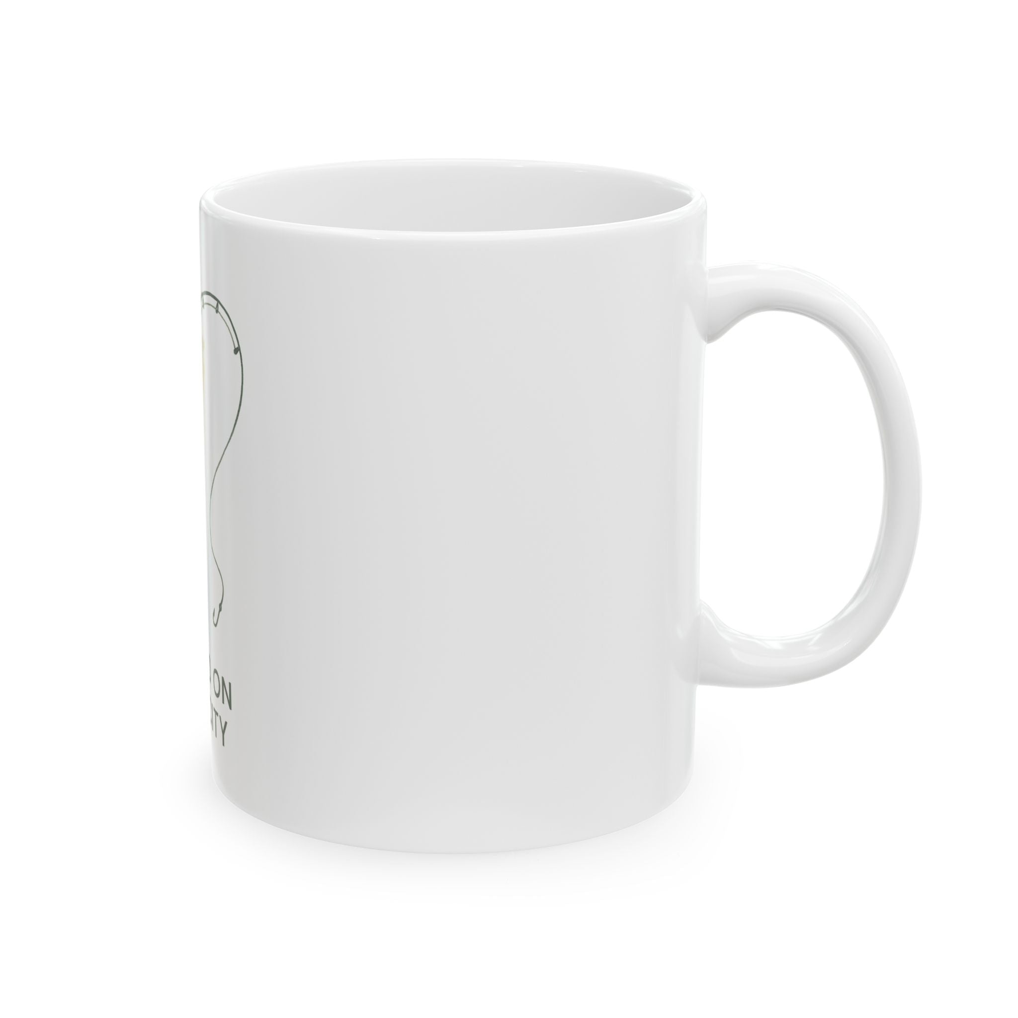 Fishing-Themed Ceramic Mug
