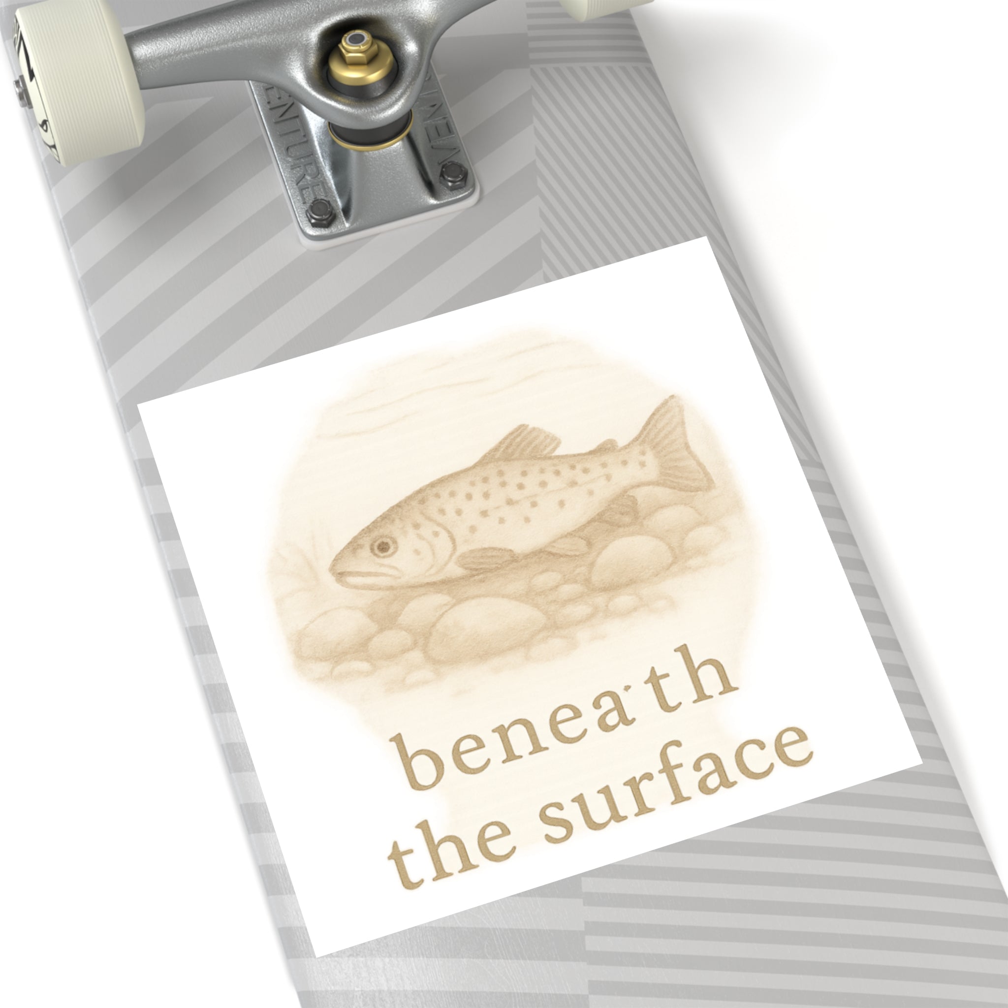 Beneath the Surface Fish Stickers